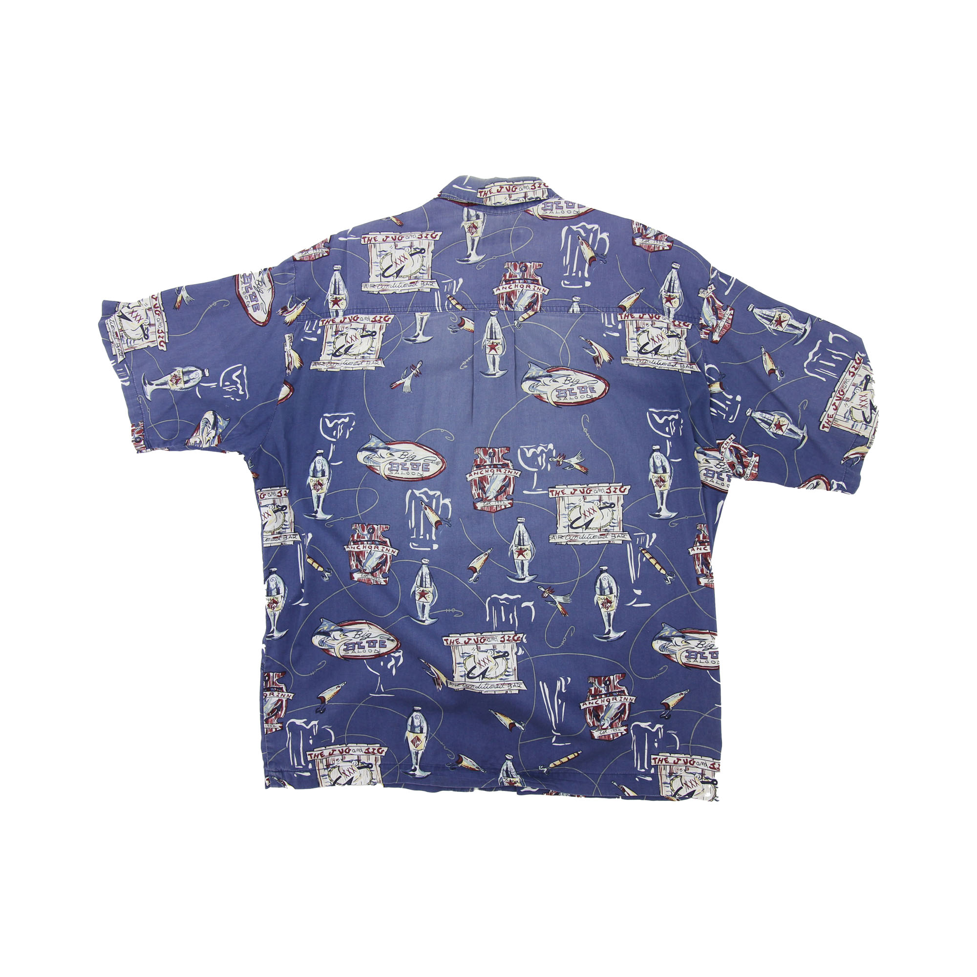 Sportif Short Sleeve Shirt Blue - XL Sportif Short Sleeve Shirt Blue - XL