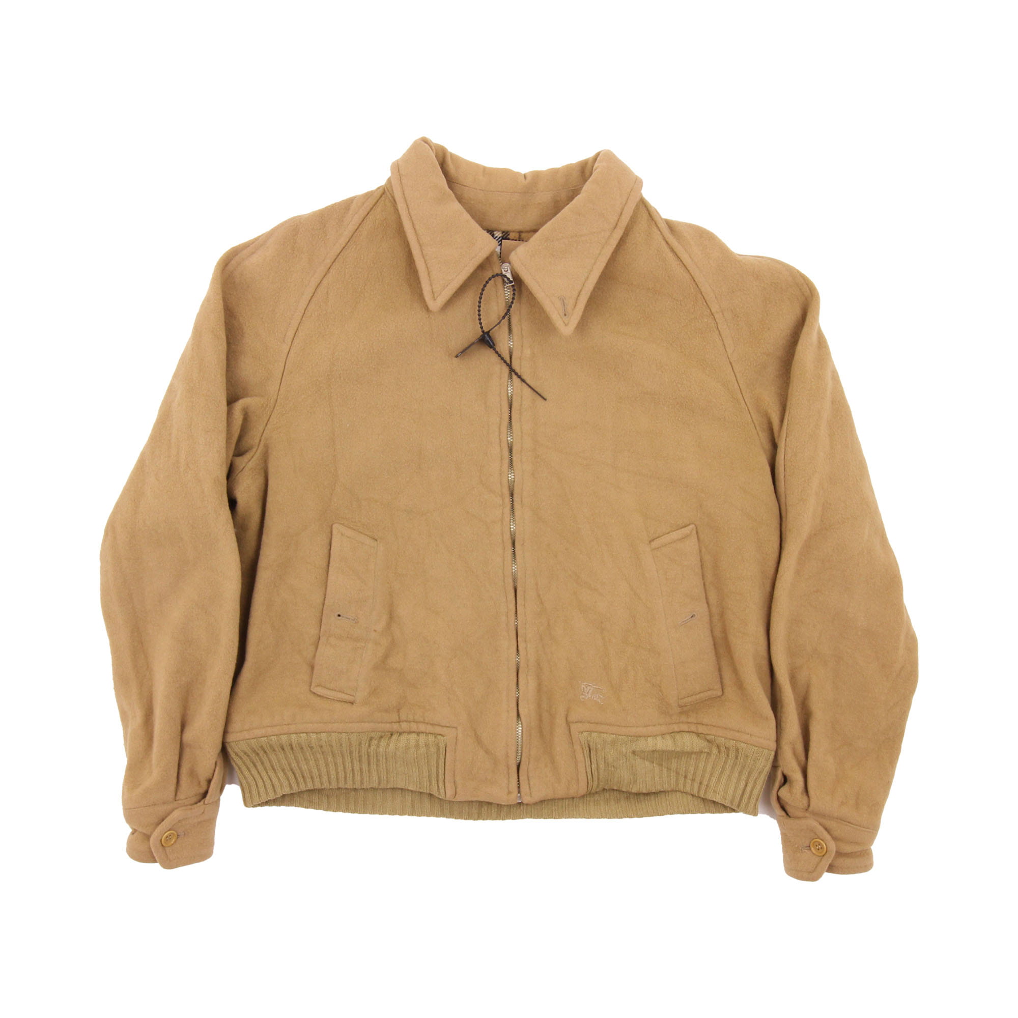 Burberry Wool Warm Jacket Beige - Women's M  Burberry Wool Warm Jacket Beige - Women's M
