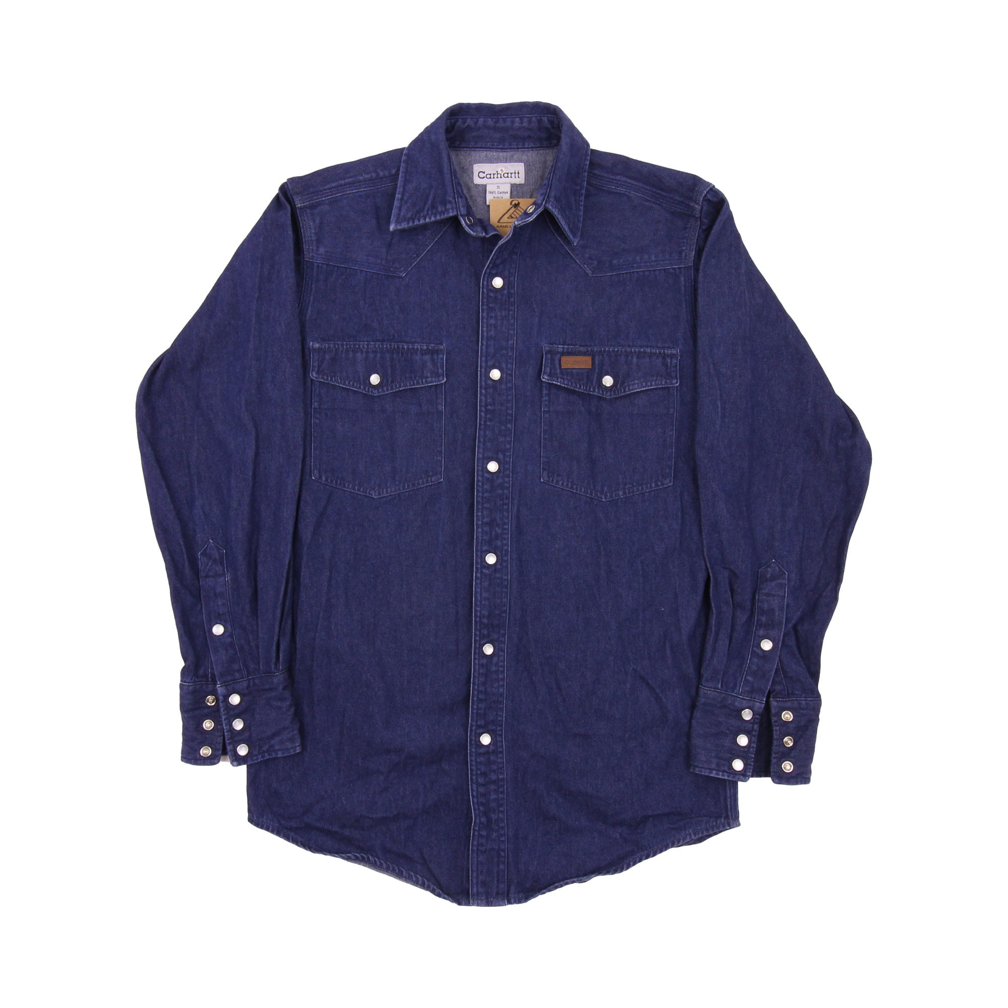 Carhartt Long Sleeve Shirt Navy - M 