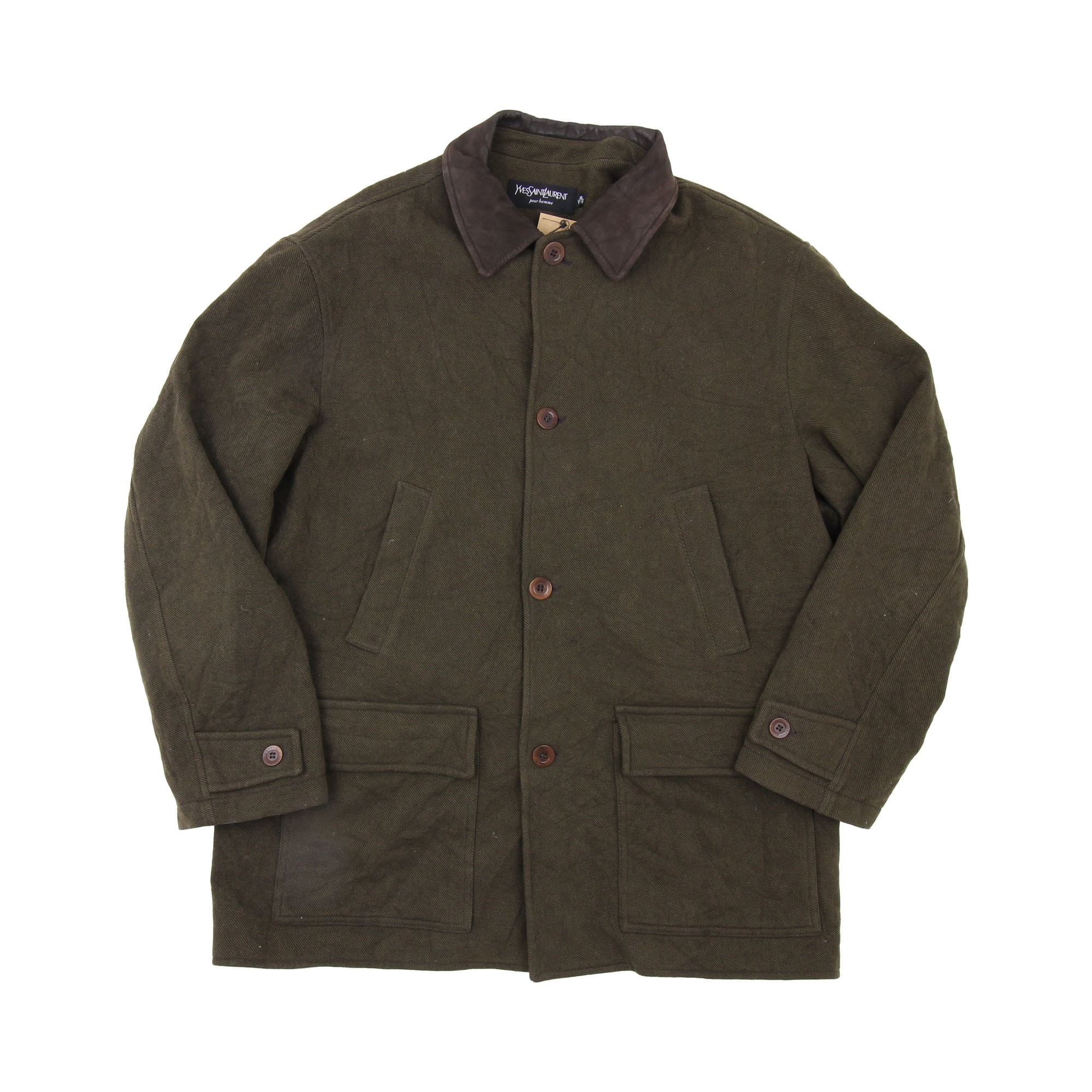 Yves Saint Laurent Warm Jacket Green - XL Yves Saint Laurent Warm Jacket Green - XL