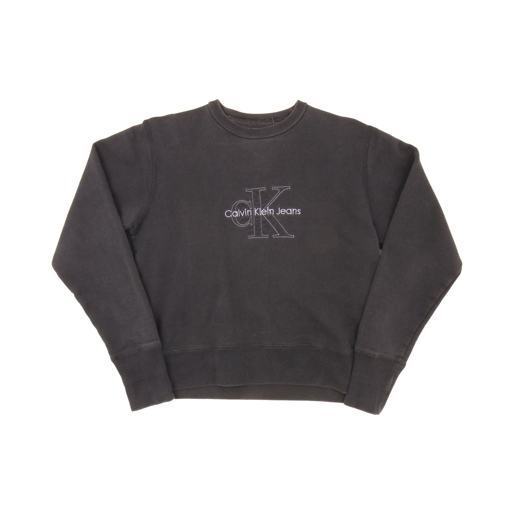 Calvin Klein Embroidered Logo Sweatshirt -  S