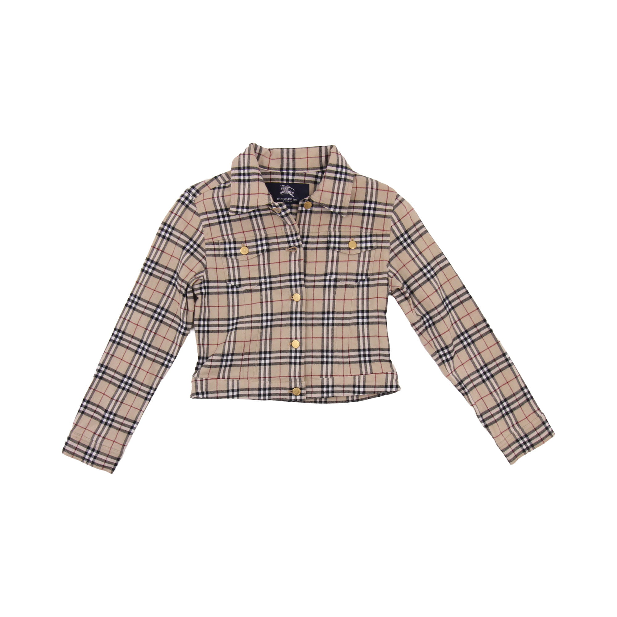 Burberry Cropped Jacket Beige - S 