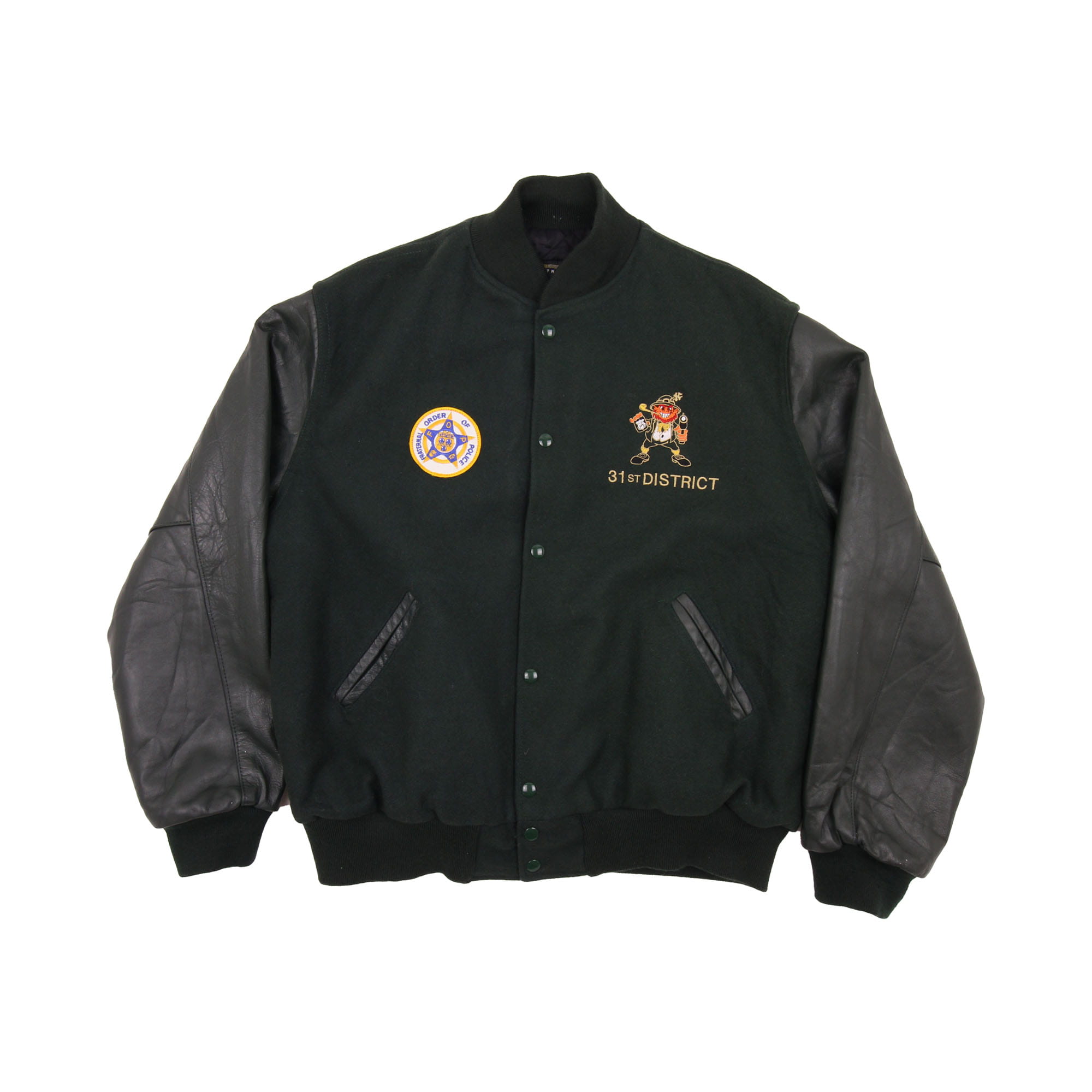 Police Front and Backlogo Warm Jacket -  L