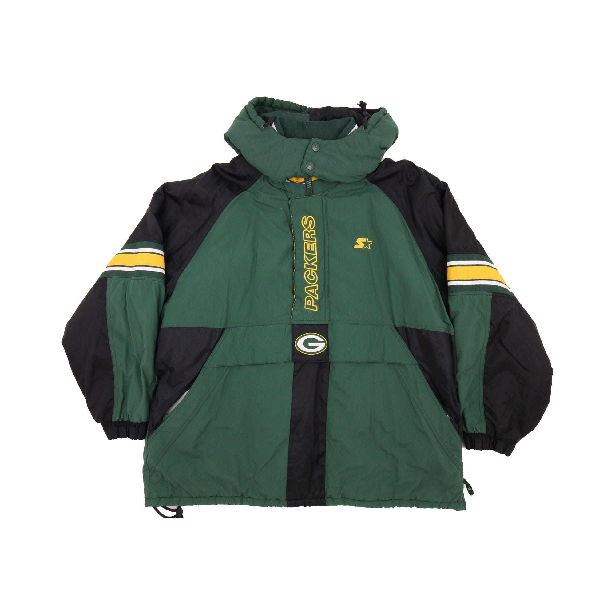 NFL Packers Front and Back Logo Warm Jacket -  M/L