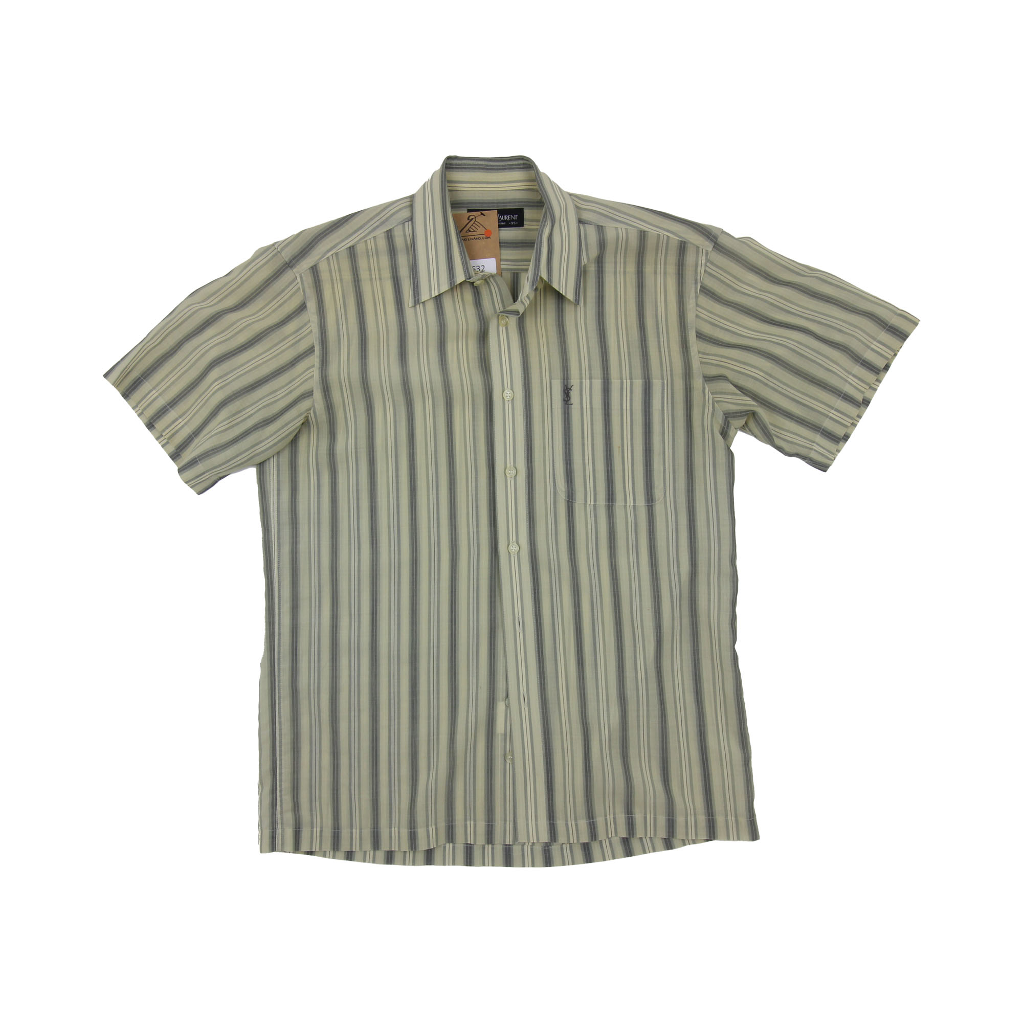 Yves Saint Laurent Thin Short Sleeve Shirt - M Yves Saint Laurent Thin Short Sleeve Shirt - M