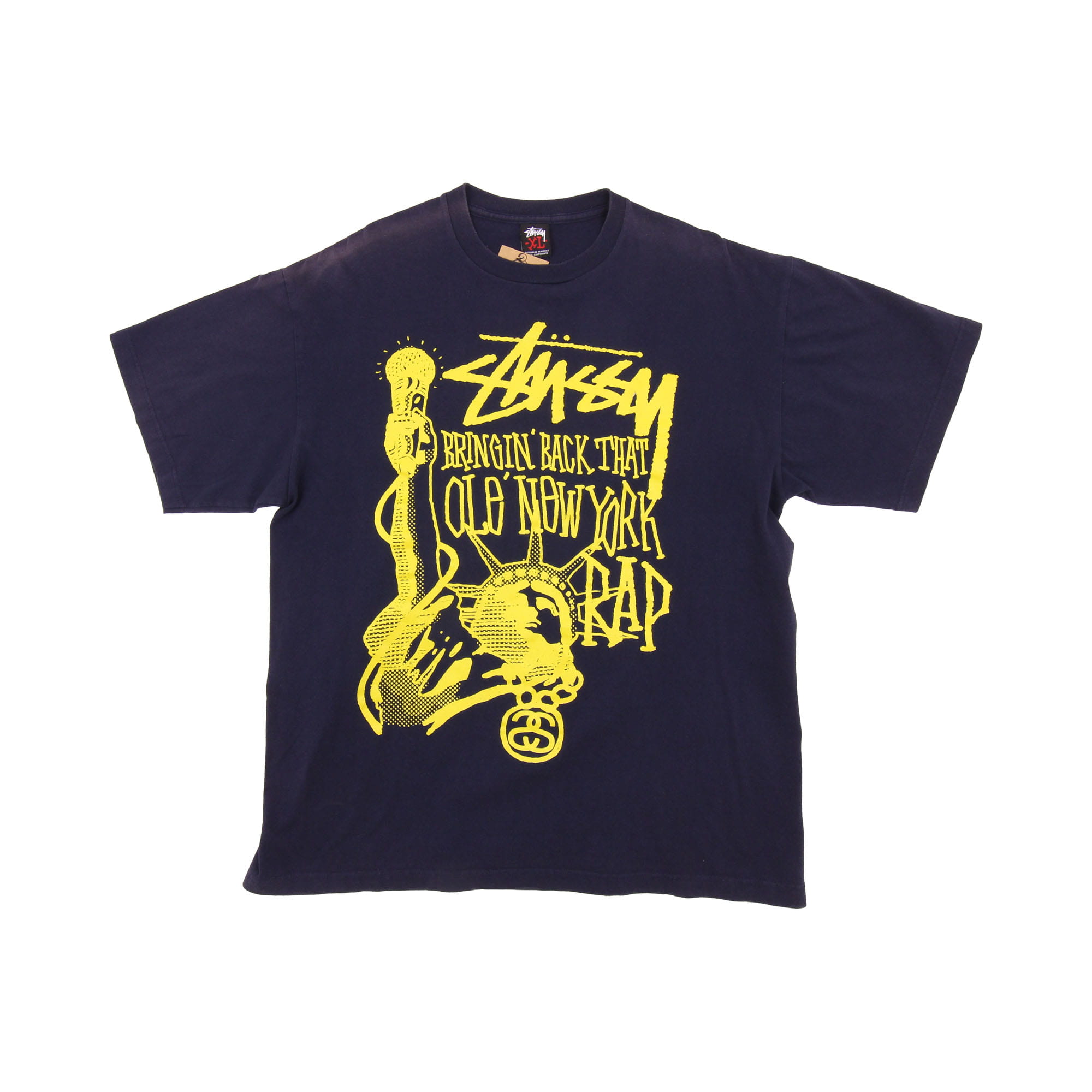 Stussy Old New York Rap T-Shirt - XL 