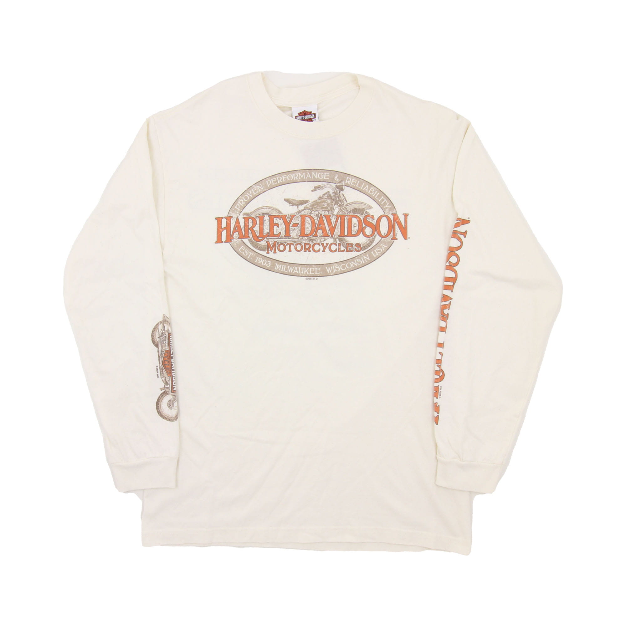 Harley Davidson Longsleeve T-Shirt White - M 