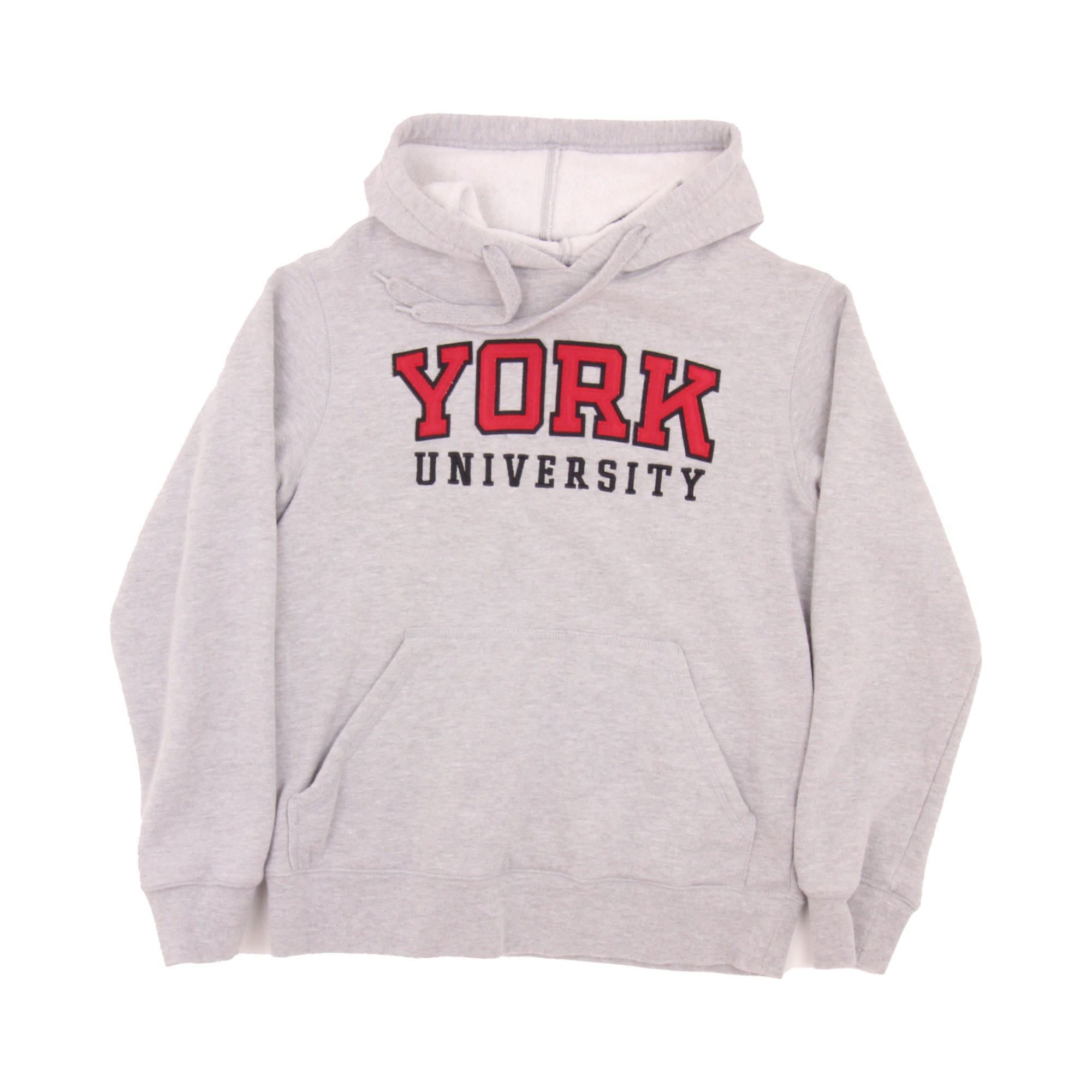 York University Embroidered Logo Hoodie XS S 3734