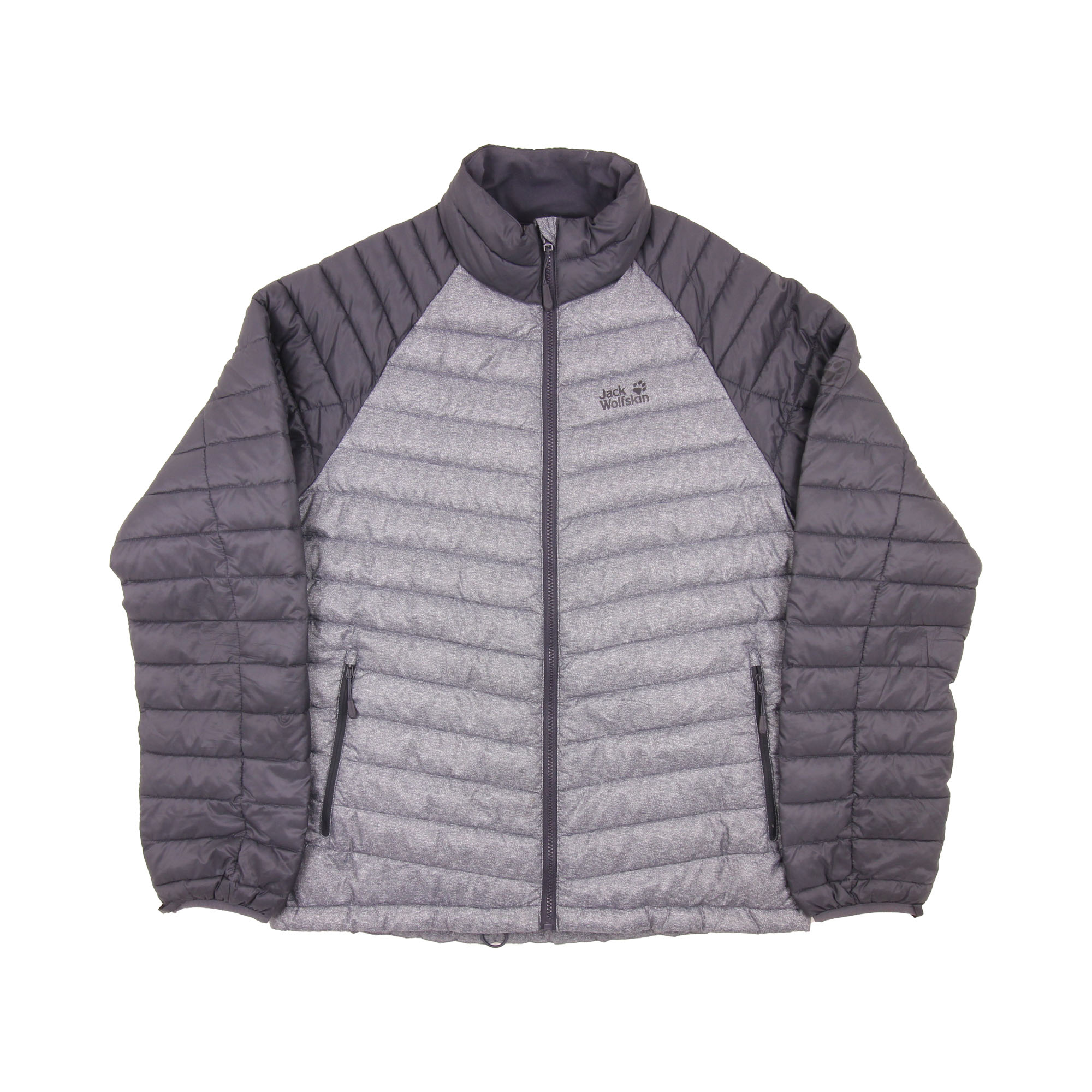 Jack Wolfskin Printed Logo Puffer Jacket - L 