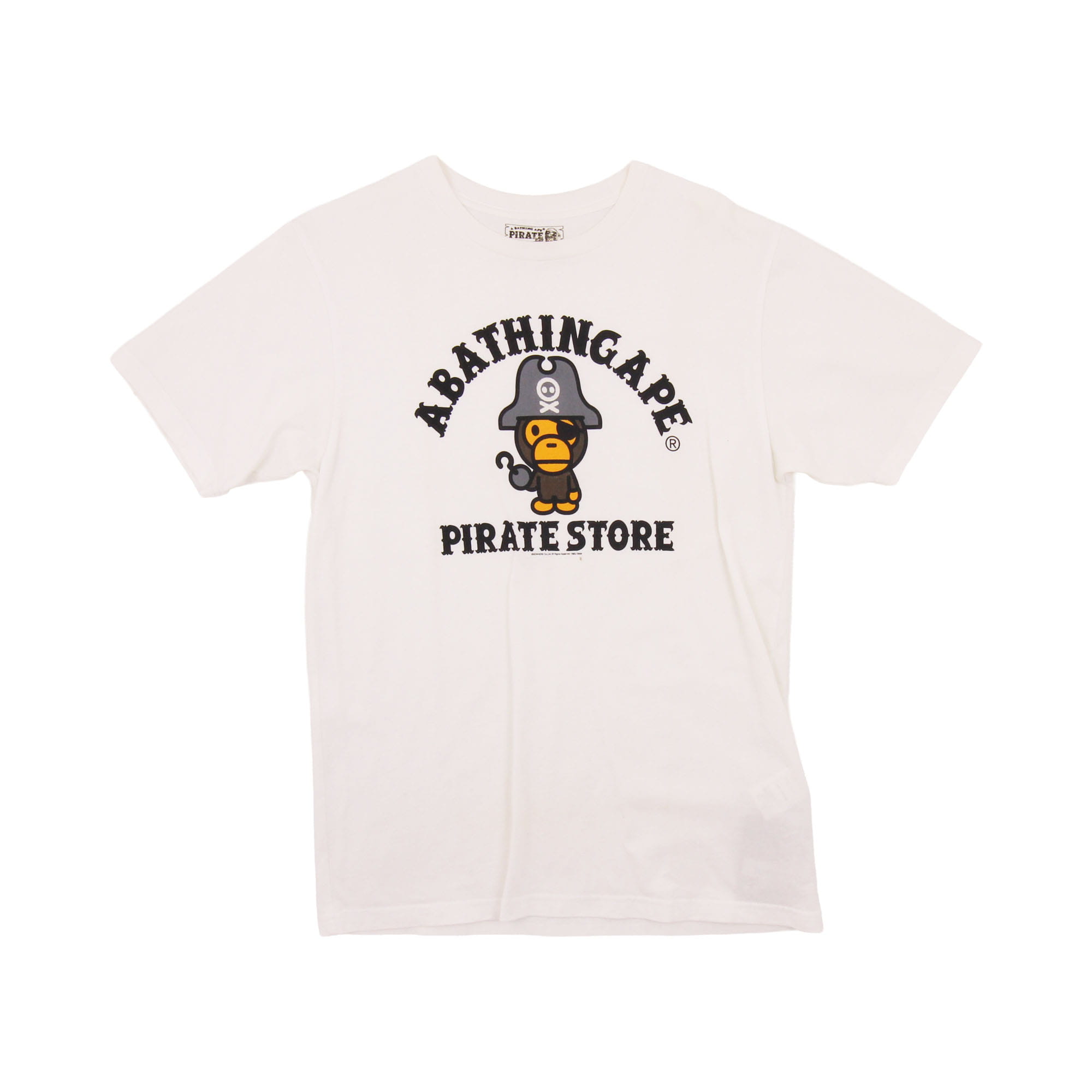 A Bathing Ape (BAPE) Pirates T-Shirt White - M 