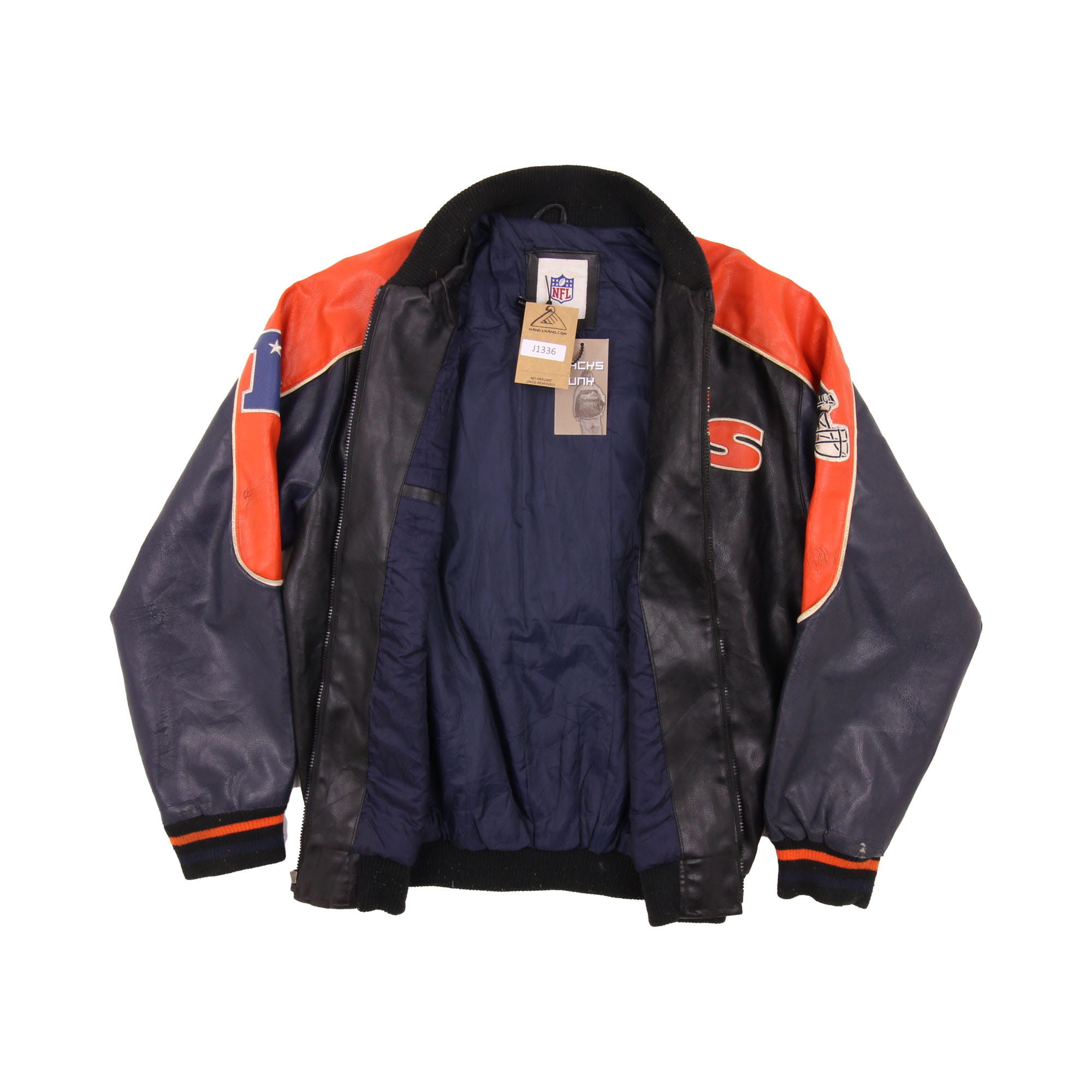 Bears Leather Jacket Black - L 