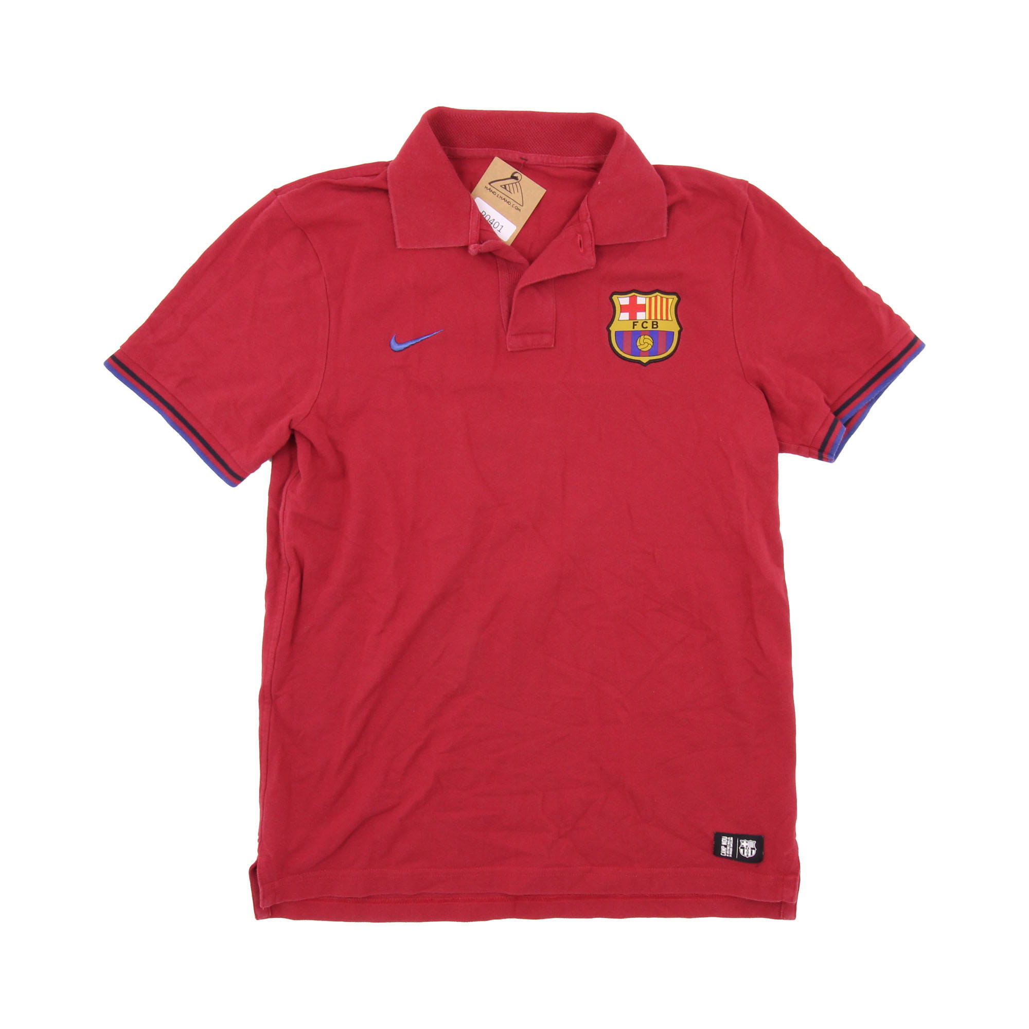 Nike Barcelona Embroidered Polo Shirt - M  Nike Barcelona Embroidered Polo Shirt - M