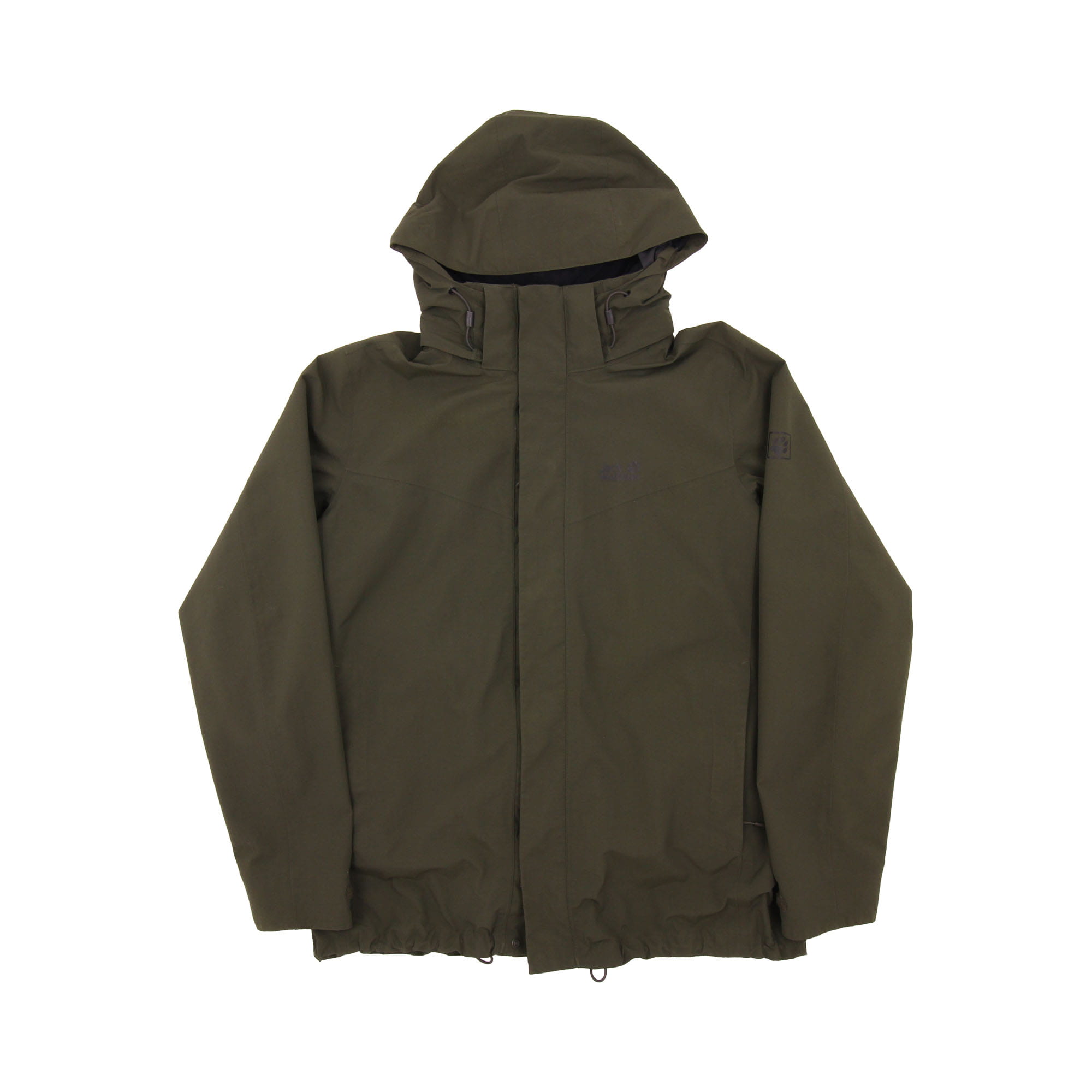 Jack Wolfskin Rain Jacket Green - L 