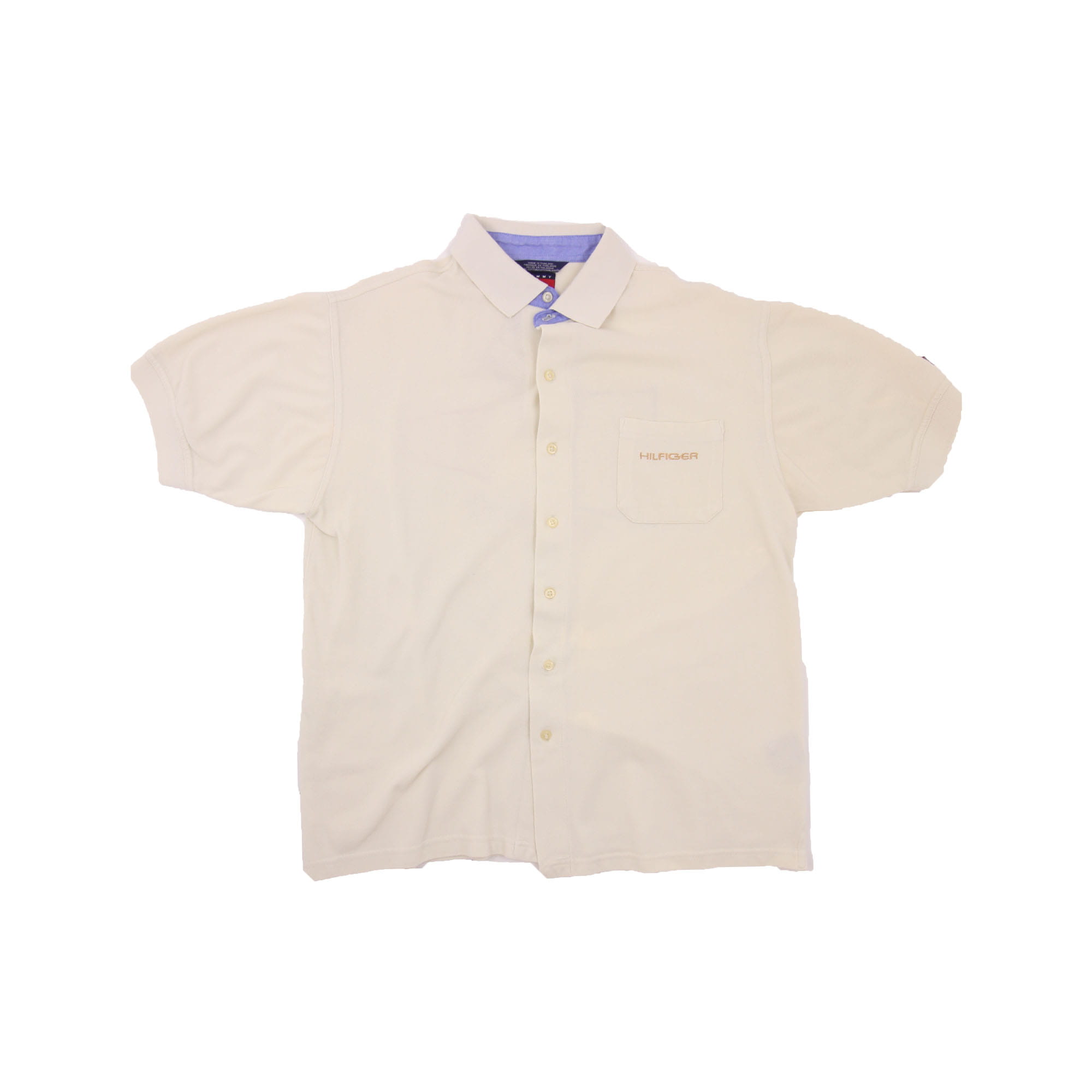 Tommy Hilfiger Front and Back Embroidered Logo Polo Shirt -  L Tommy Hilfiger Front and Back Embroidered Logo Polo Shirt -  L