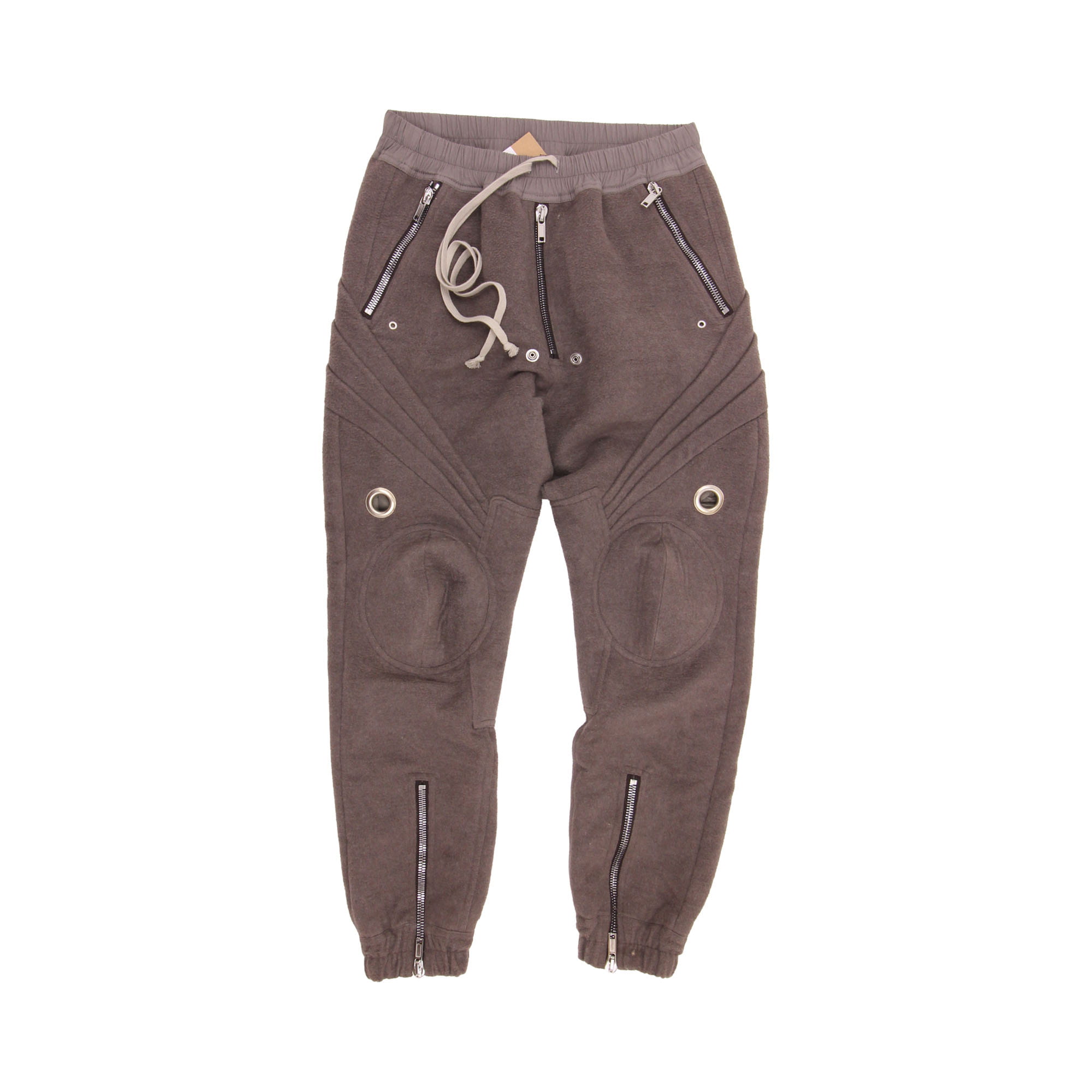 Rick Owens FW20 'Performa' Cotton Knee-Pad Biker Joggers - US 38