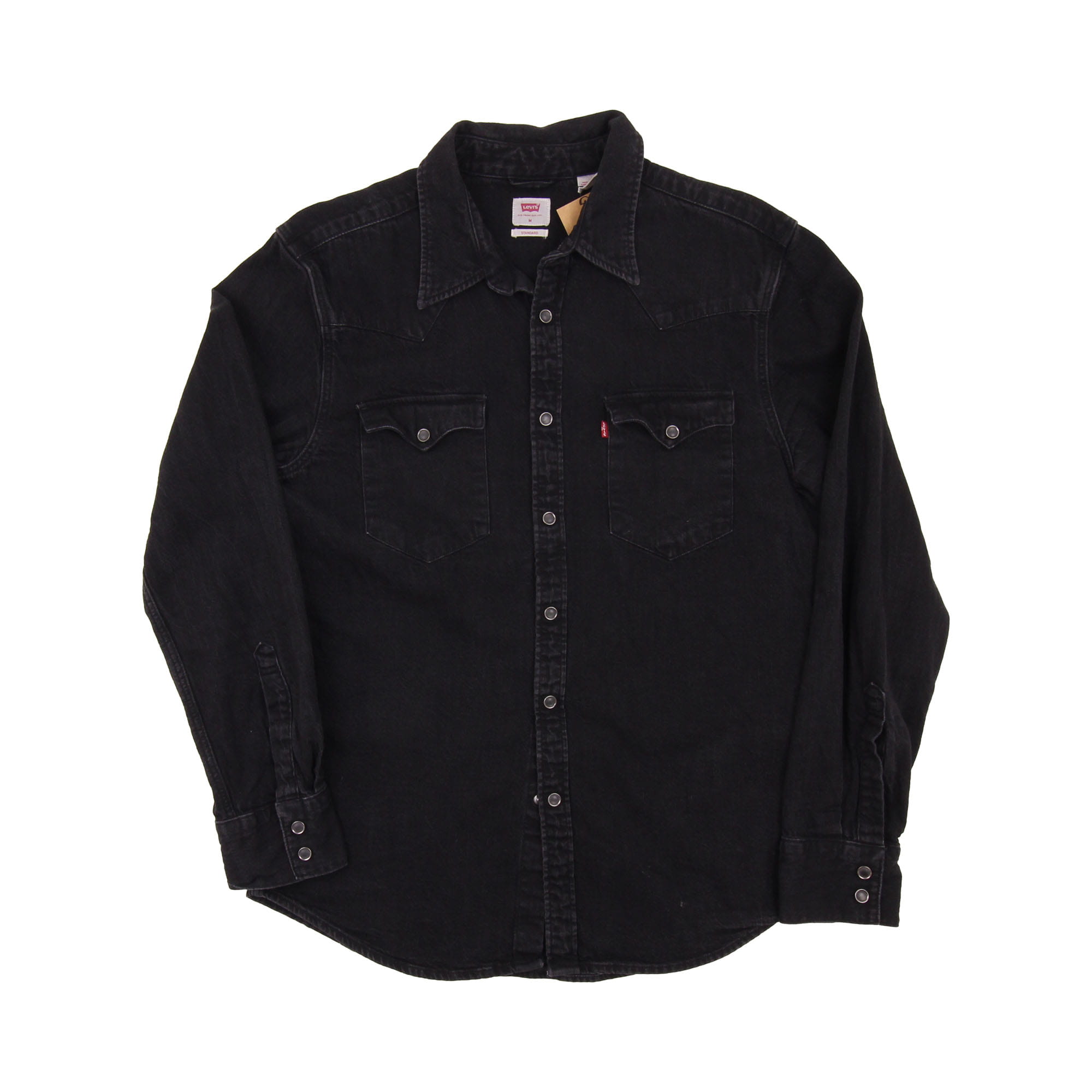 Levi's Long Sleeve Shirt Black - M 