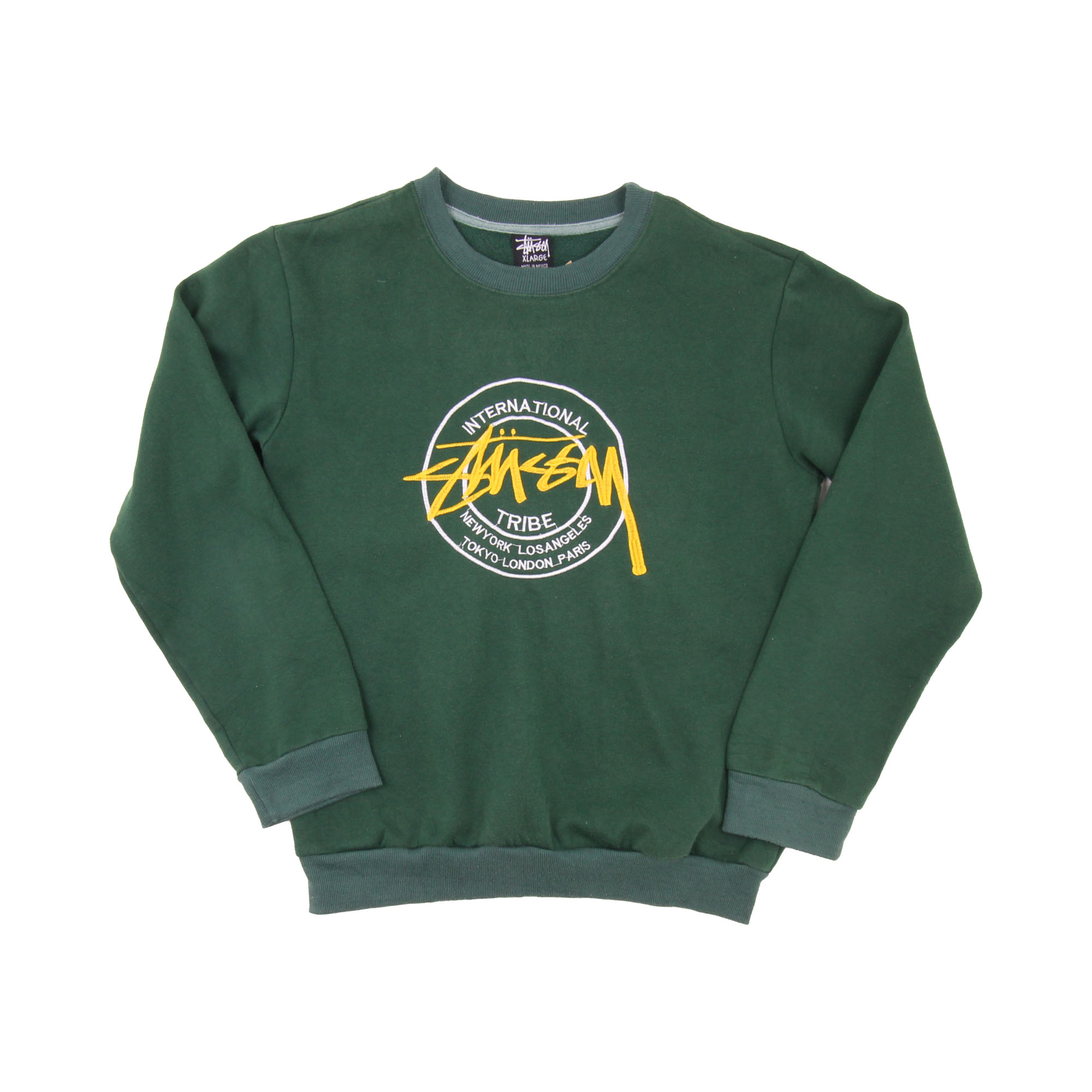 Stussy Sweatshirt Green -  L