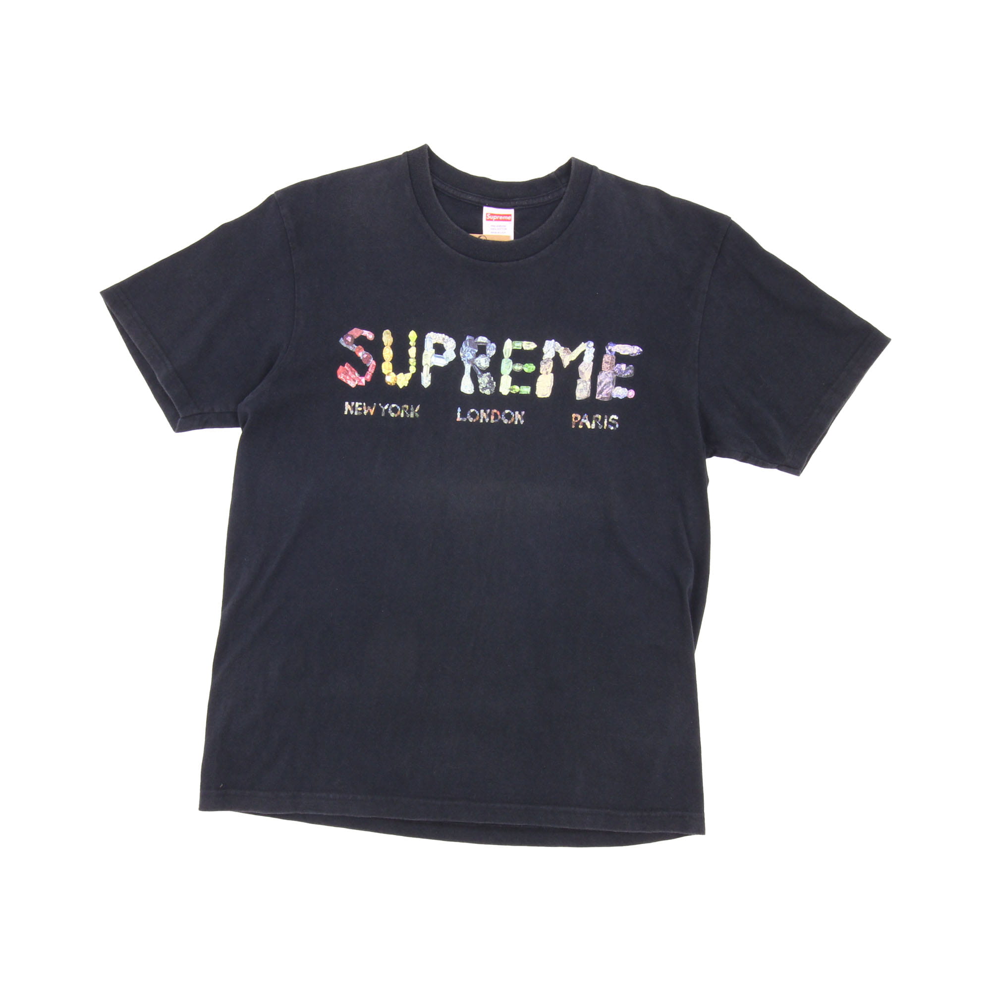 Supreme ss 2018 Rocks Spell Out T-Shirt - L 