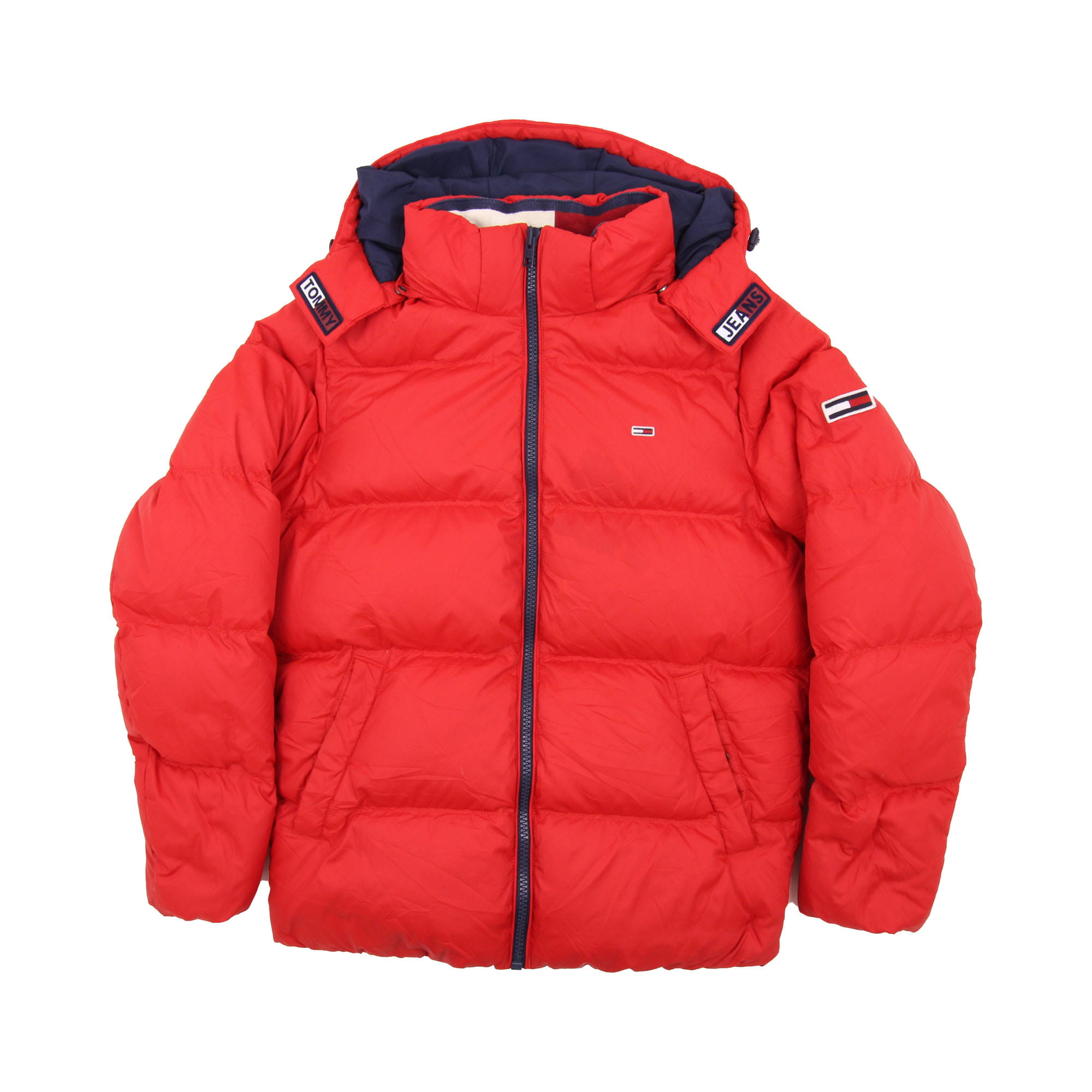 Tommy Hilfiger Embroidered Logo Puffer Jacket -  M/L