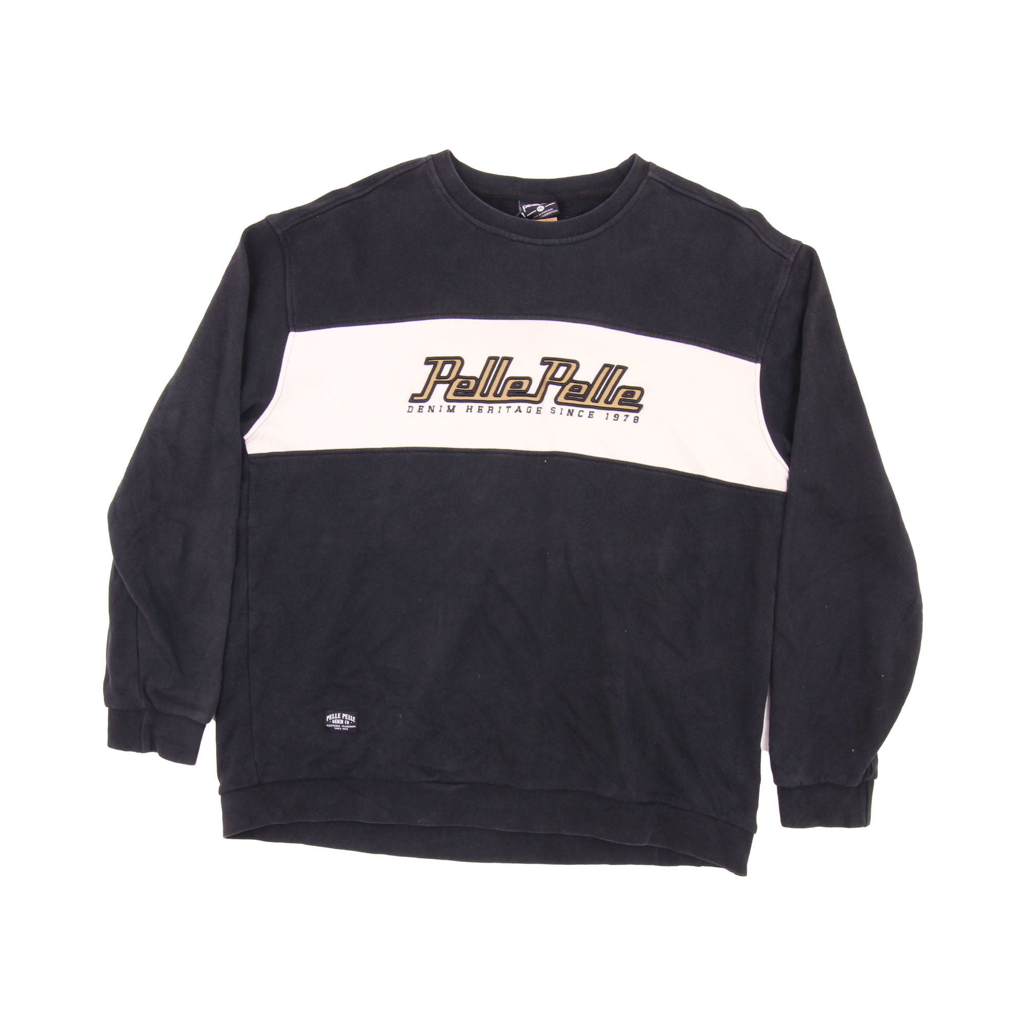Pelle Pelle Embroidered Sweatshirt - L  Pelle Pelle Embroidered Sweatshirt - L