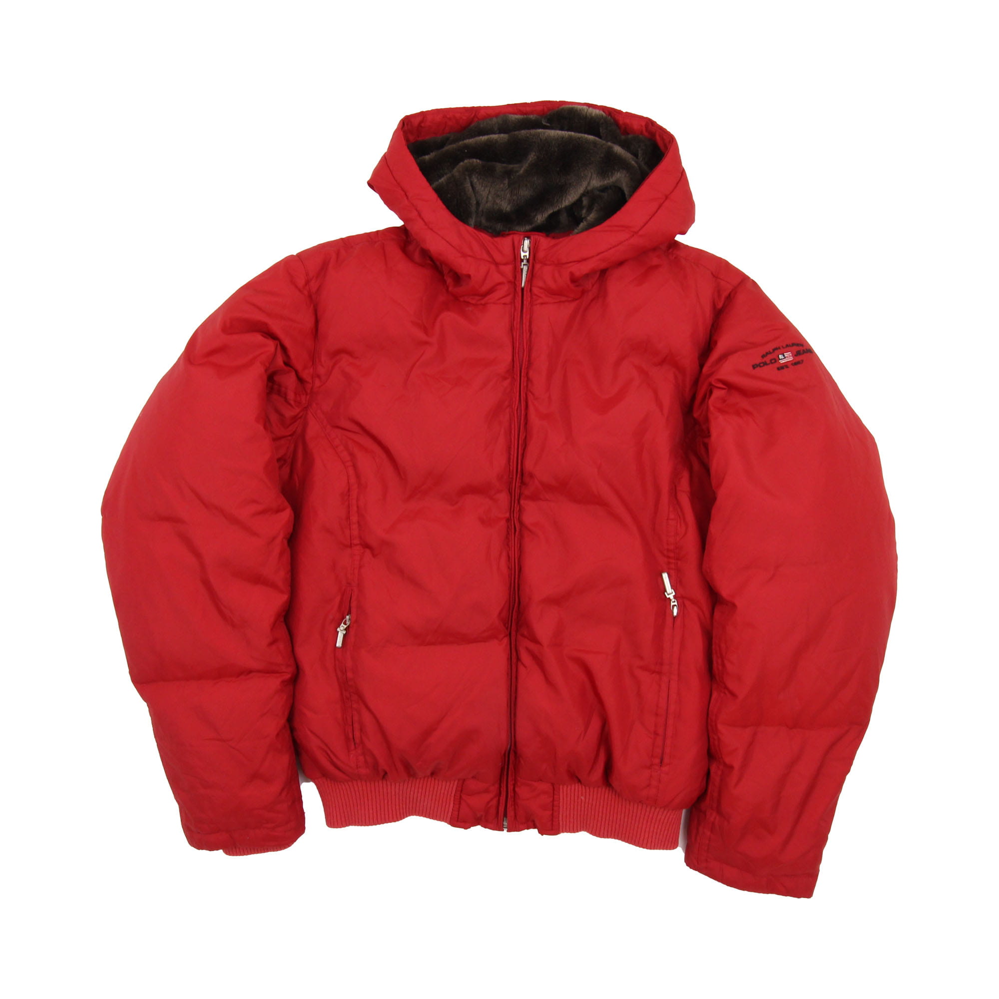 Polo Ralph Lauren Puffer Jacket Red -  S