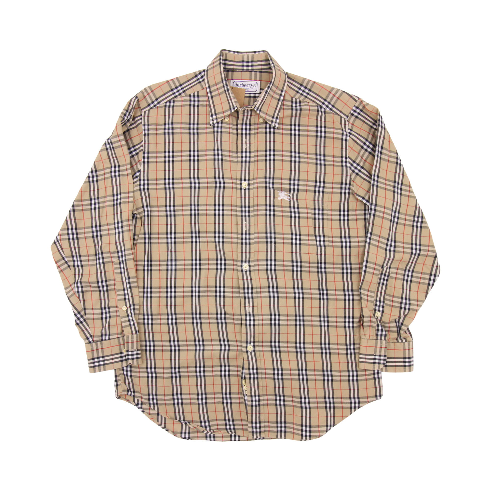 Burberry Long Sleeve Shirt Beige - L 