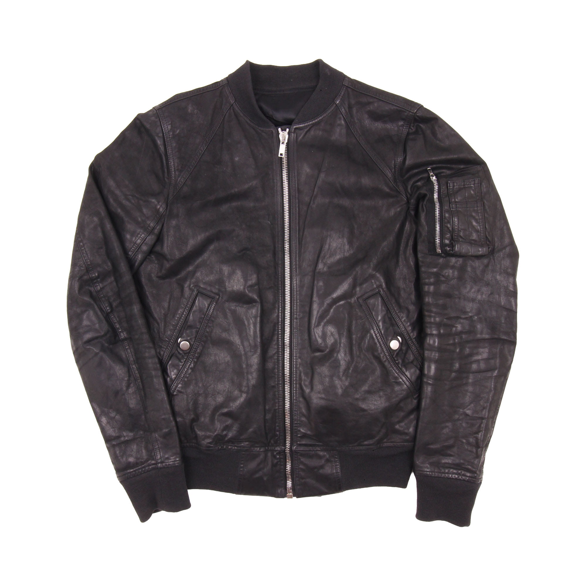 Rick Owens Leather Jacket - M 