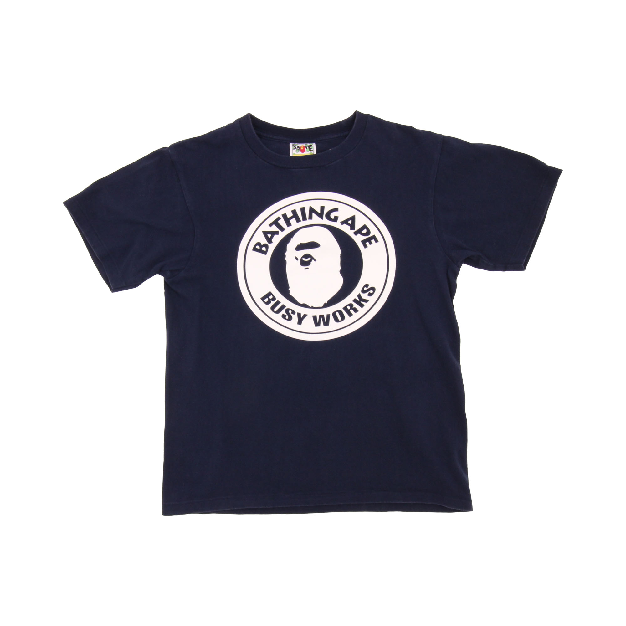 A Bathing Ape (BAPE) Busy Works T-Shirt Navy - S 