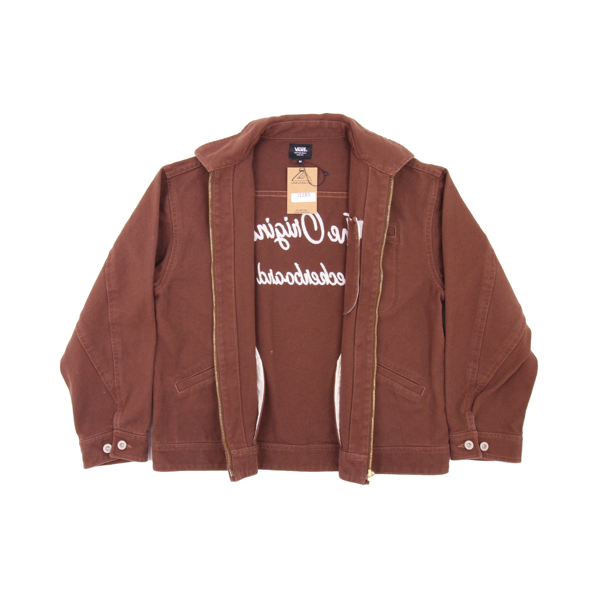 Vans Off the Wall Thin Jacket Brown -  S/M
