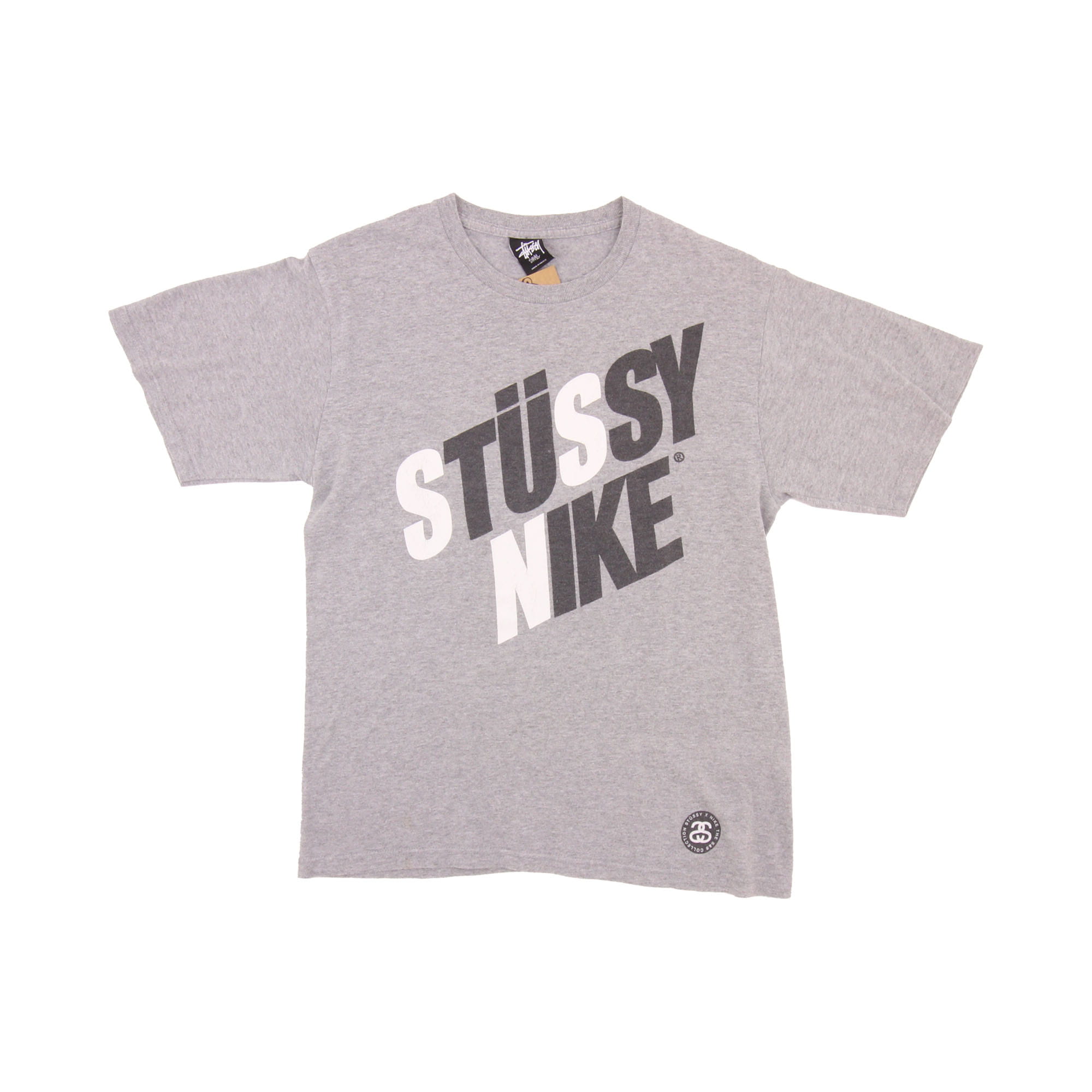 Rare Stüssy x Nike Collab, Mid 2000's Edition Big Logo T-Shirt - M 