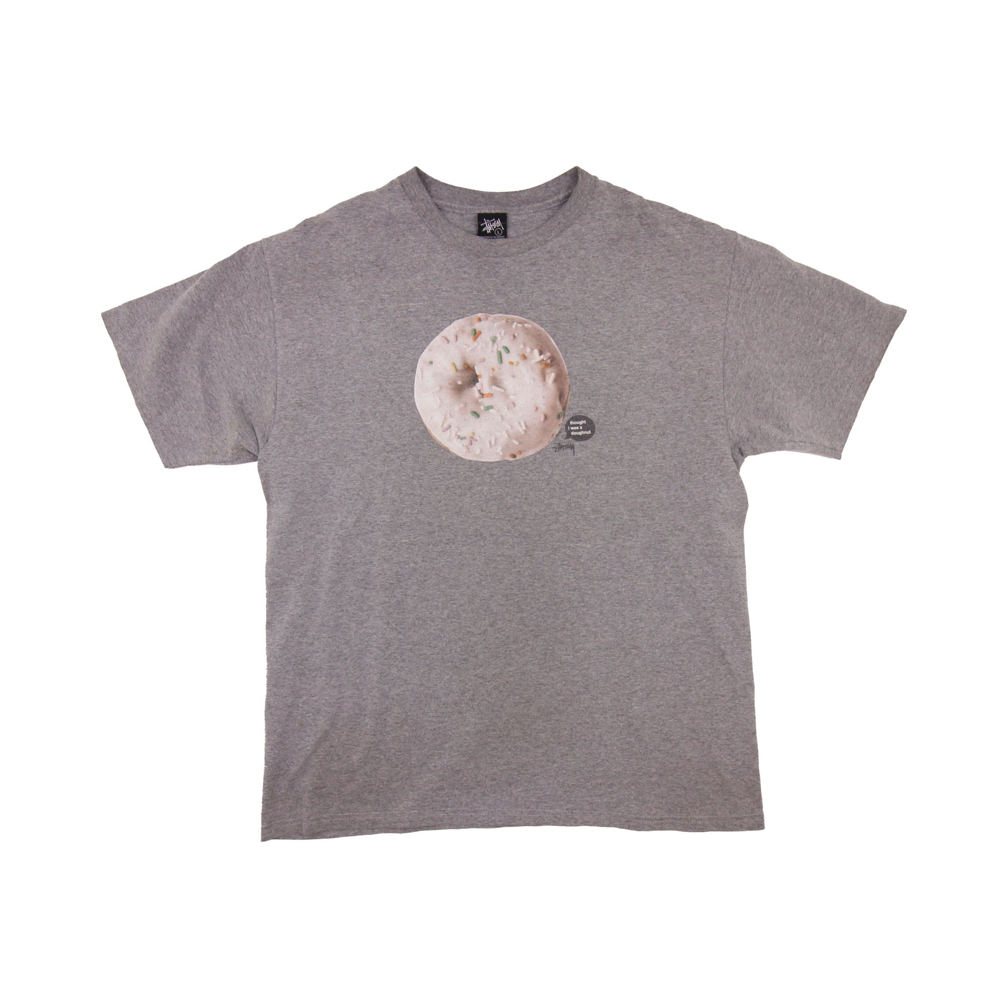 Stussy Printed Logo T-Shirt - L 