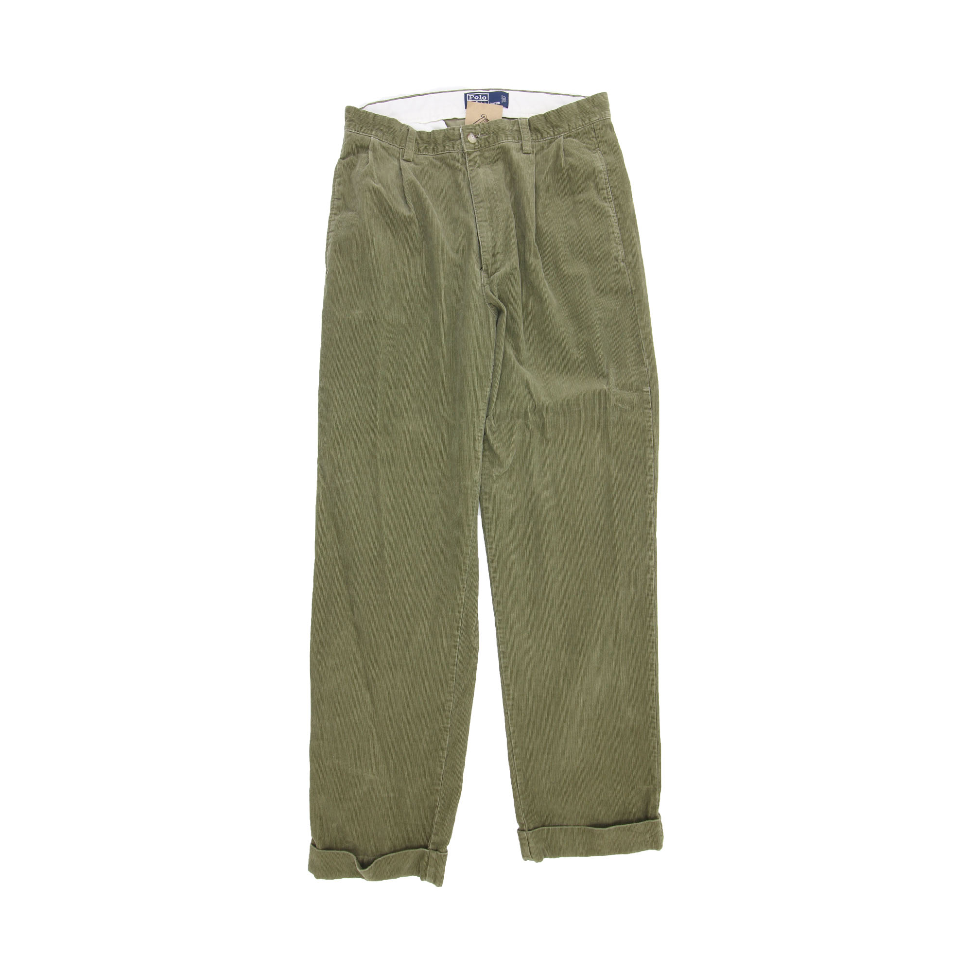 Polo Ralph Lauren Cord Pants Green - W33 L32 Polo Ralph Lauren Cord Pants Green - W33 L32