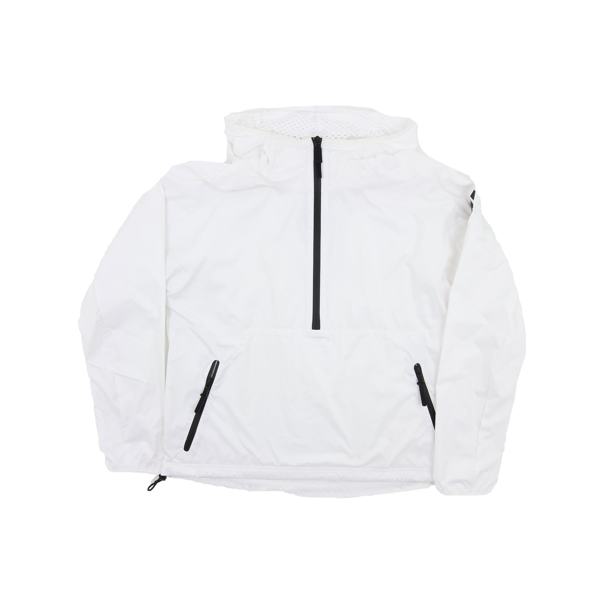 Adidas Half Zip White Thin Jacket - S