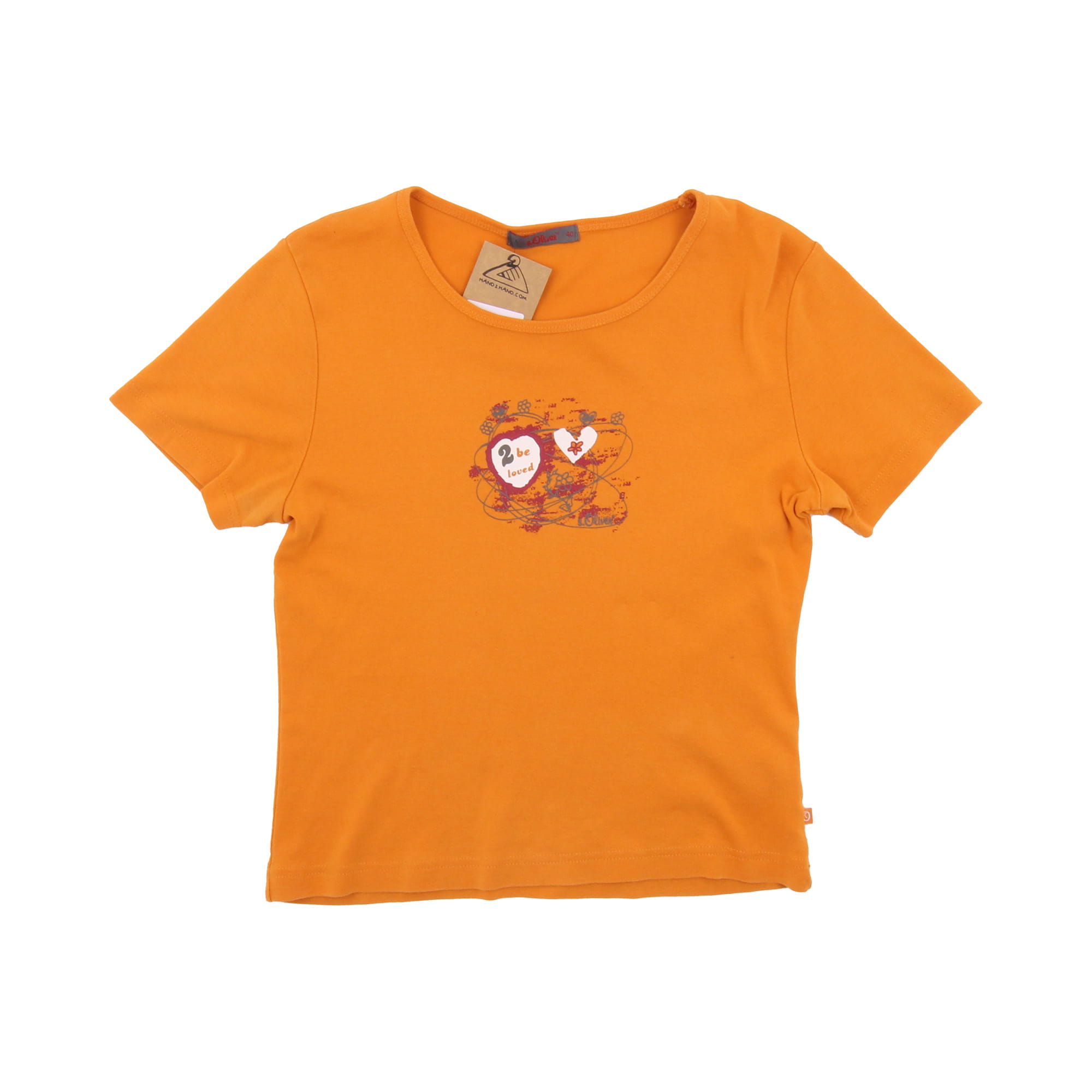 S.Olivier Printed Logo T-Shirt - XS 