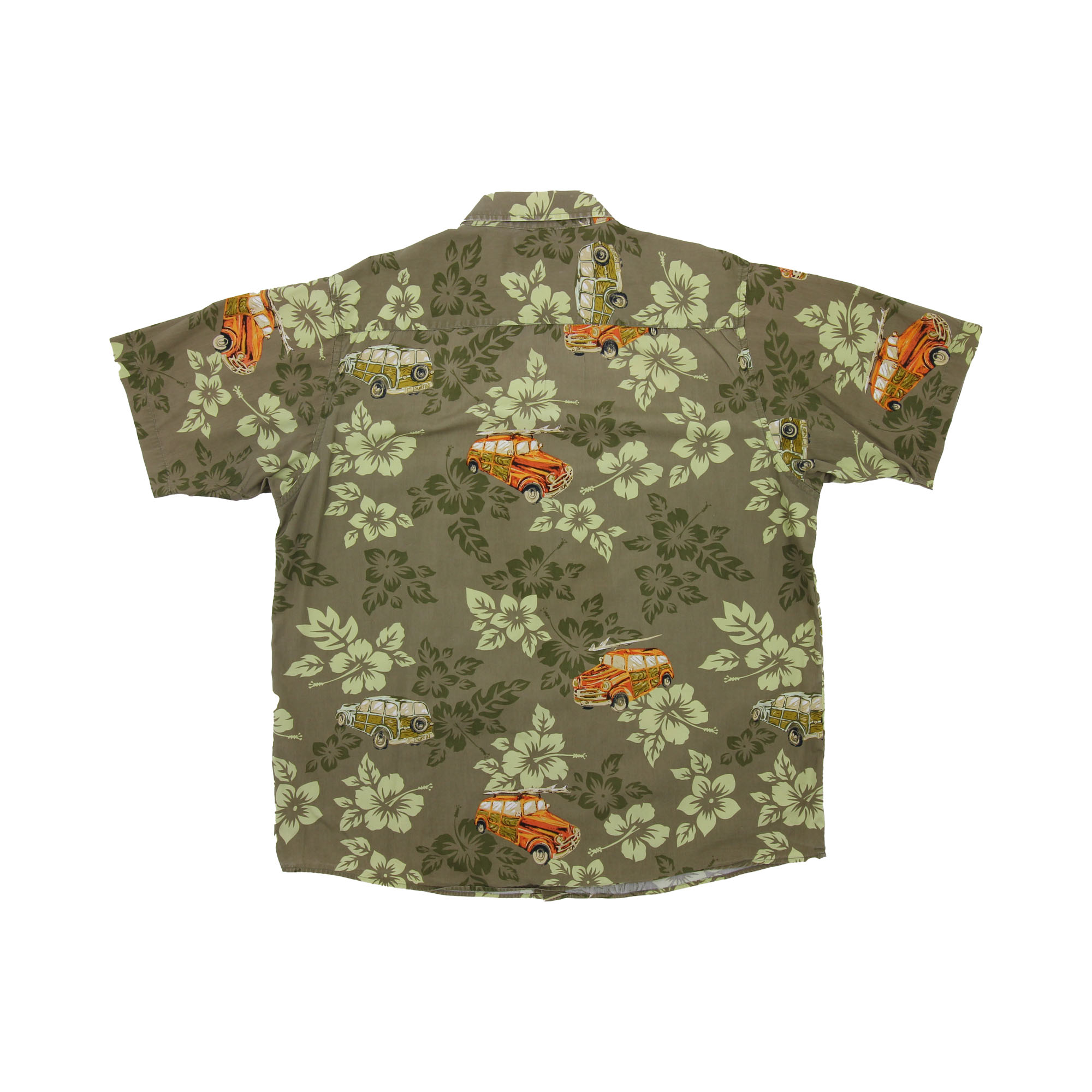 Pineapple Connection Short Sleeve Shirt Brown -  XL