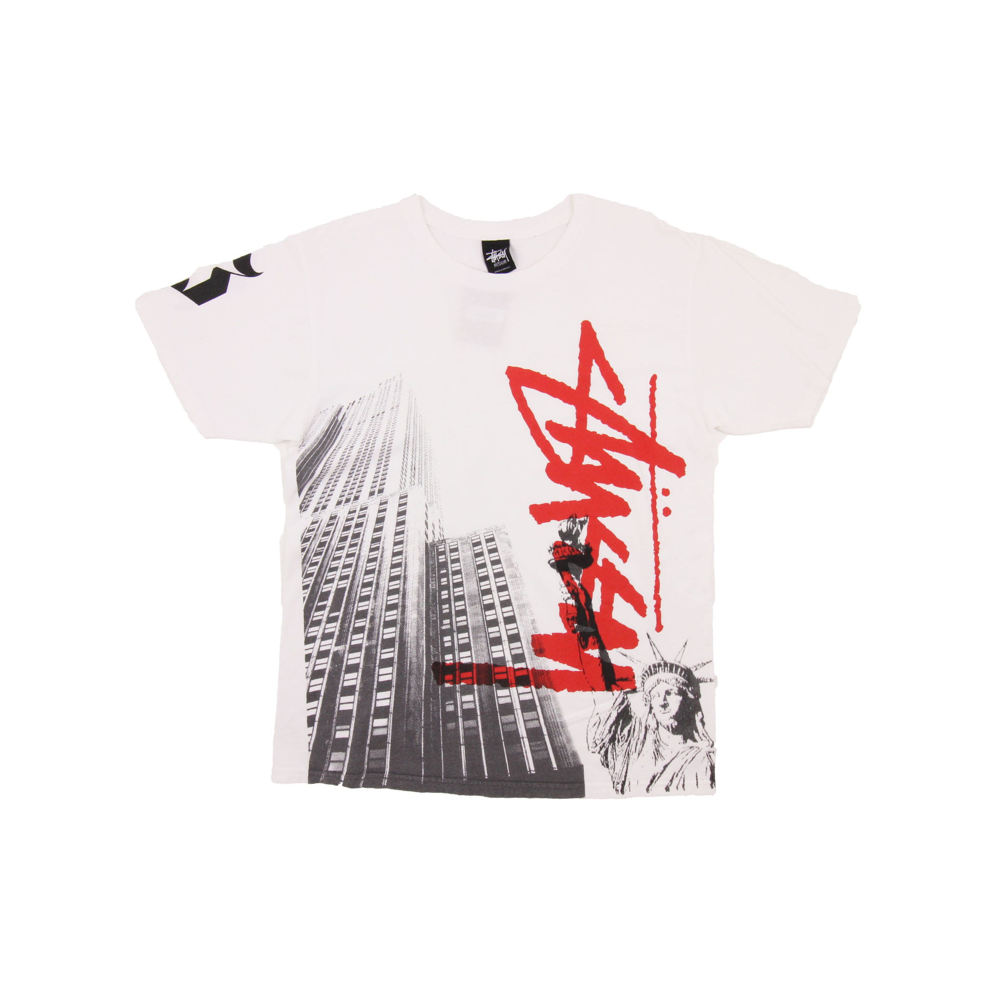 Stüssy Statue of Liberty Mid 00's Edition T-Shirt - M