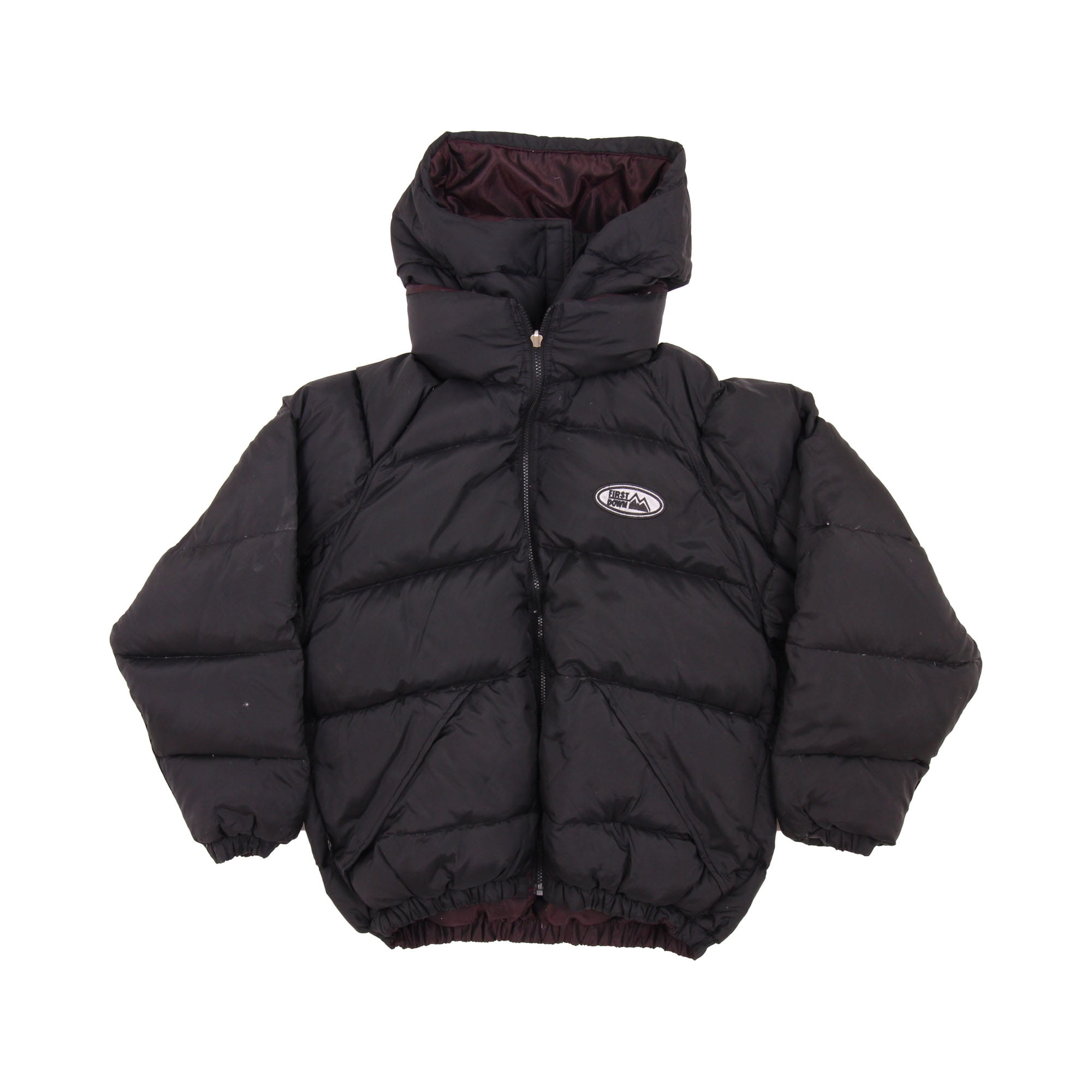 Frist Down Embroidered Logo Puffer Jacket - M/L | J_1116