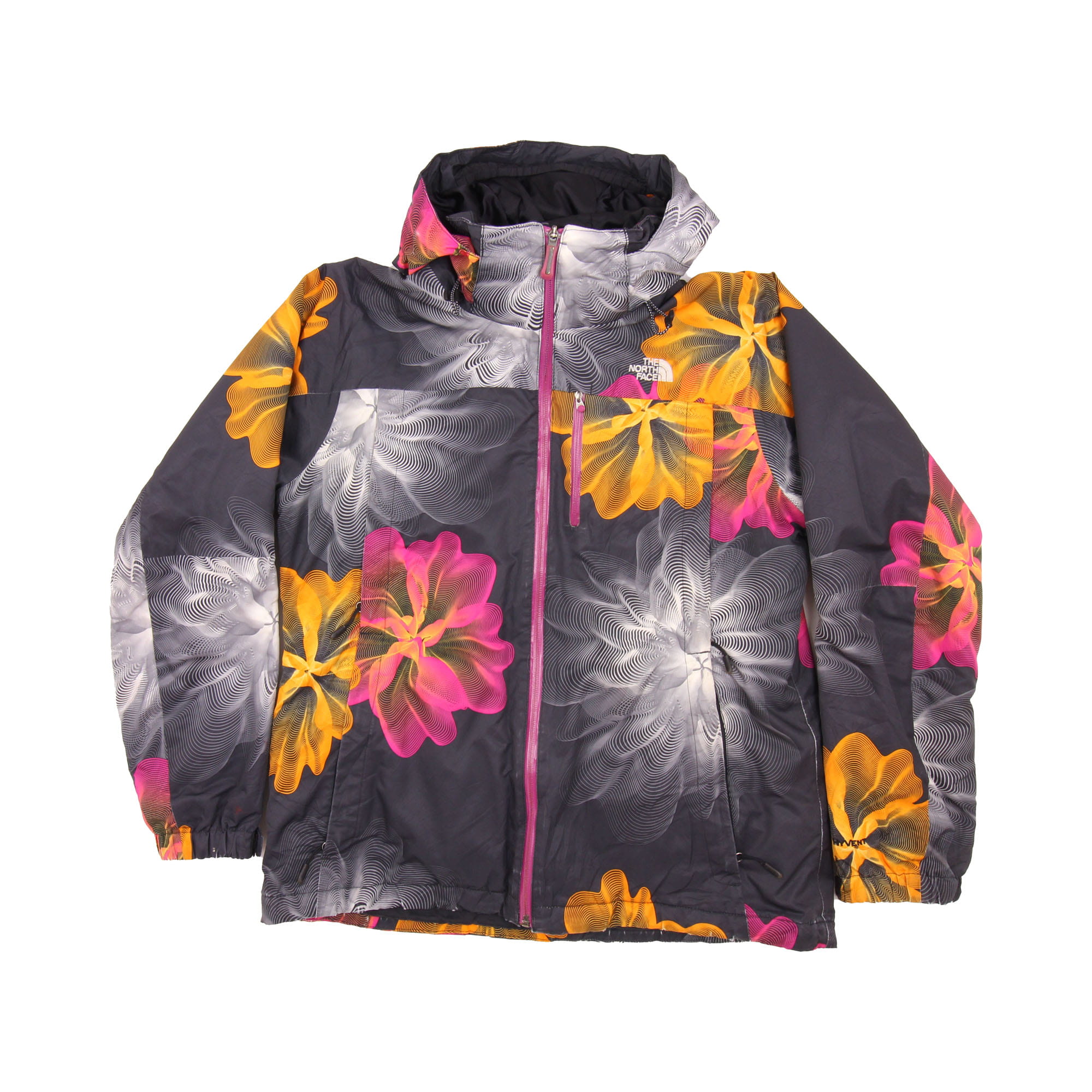 North face best sale floral ski jacket