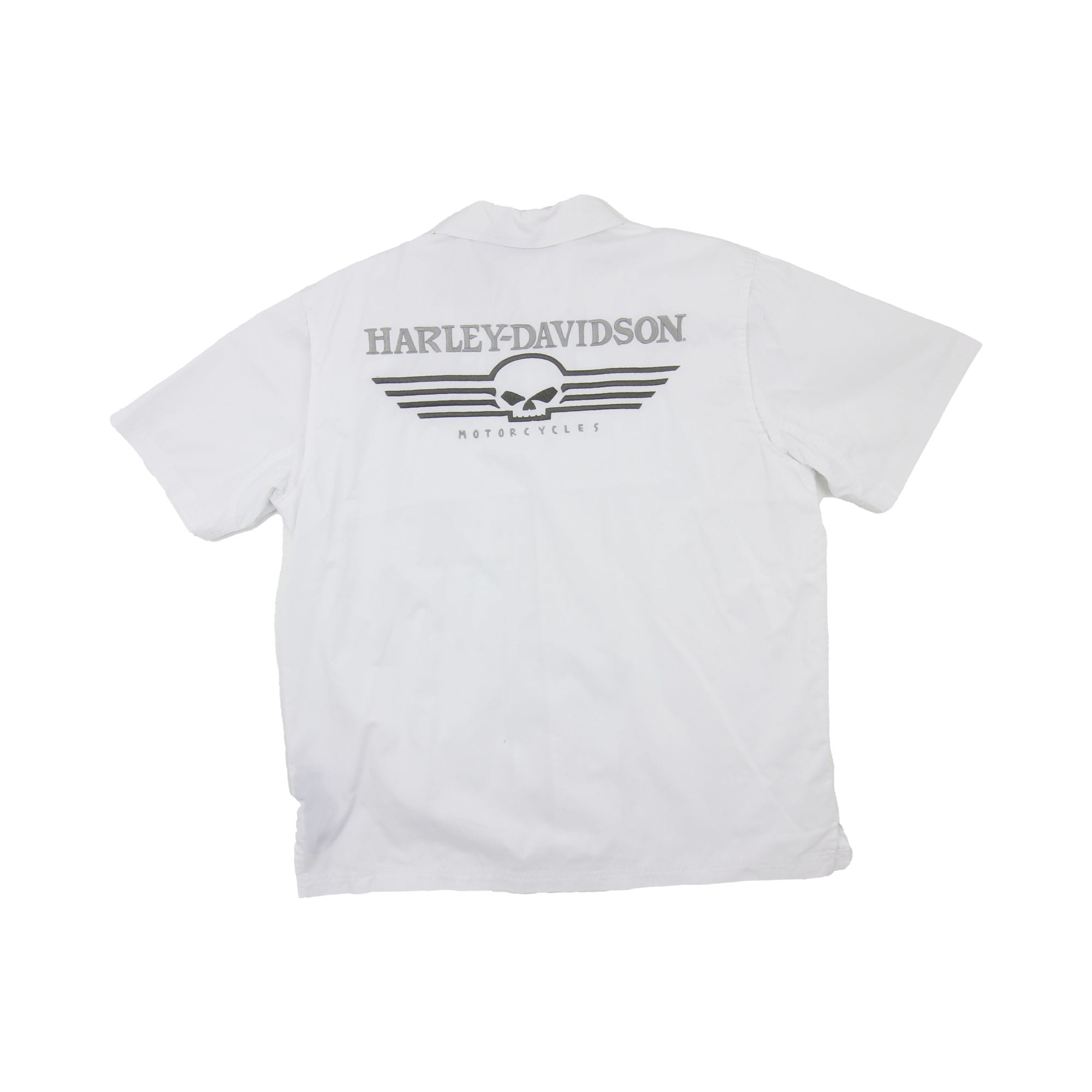 Harley Davidson Short Sleeve Shirt White -  XL