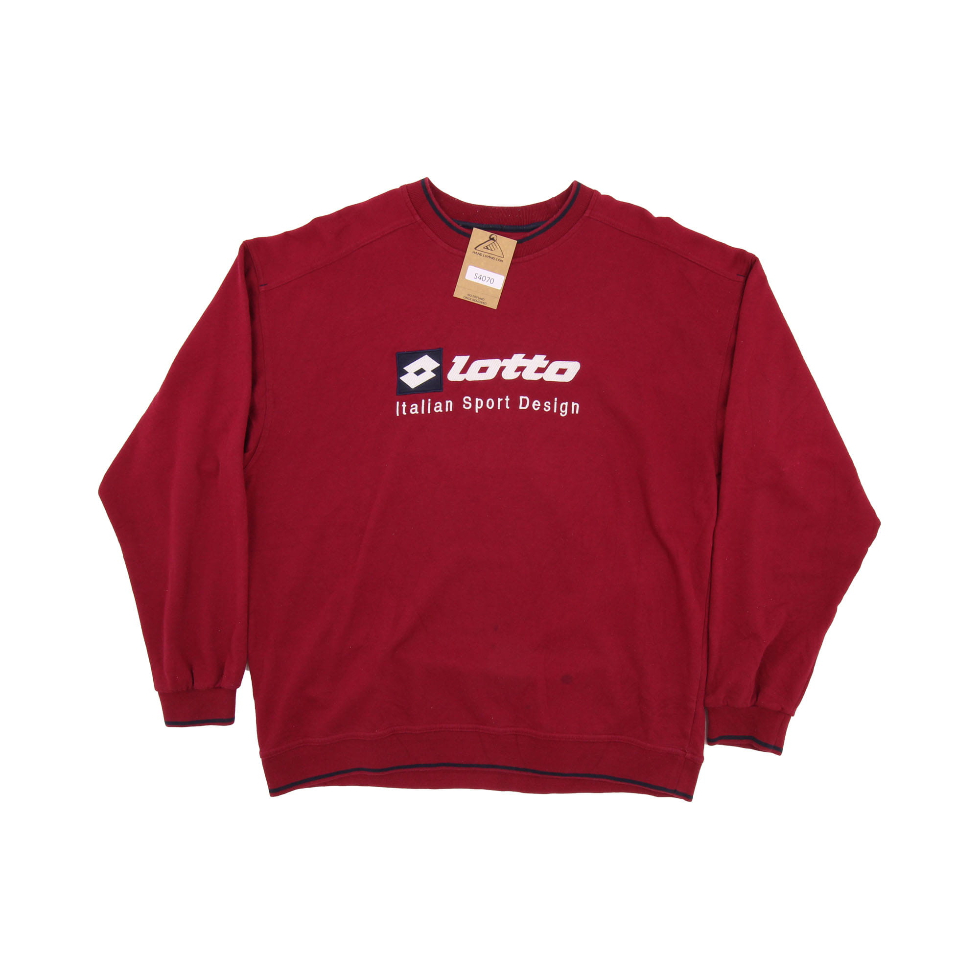 Lotto Center Logo Sweatshirt -  L/XL