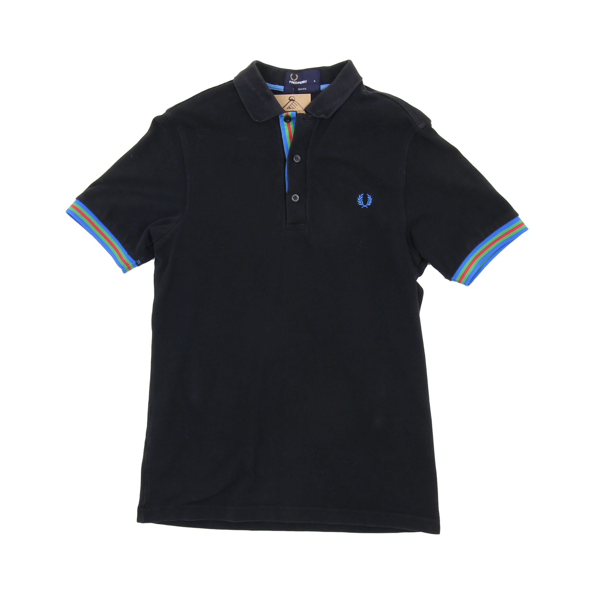 Fred Perry Embroidered Logo Polo Shirt -  S