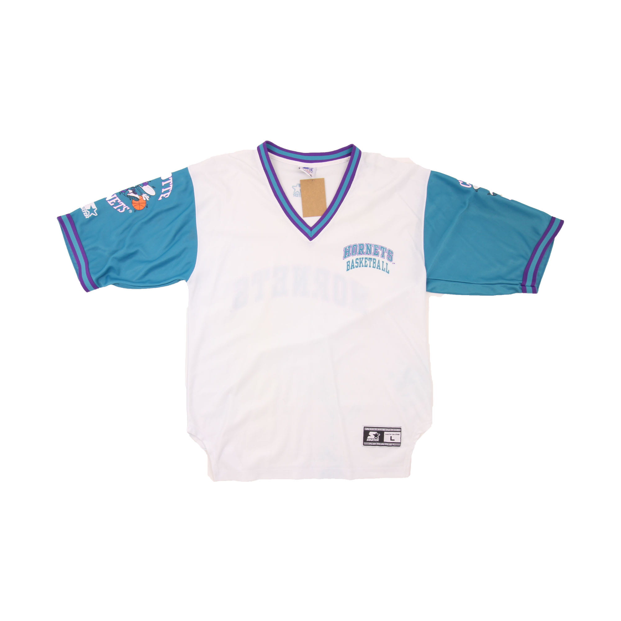 Starter Hornets Printed Logo T-Shirt -  L