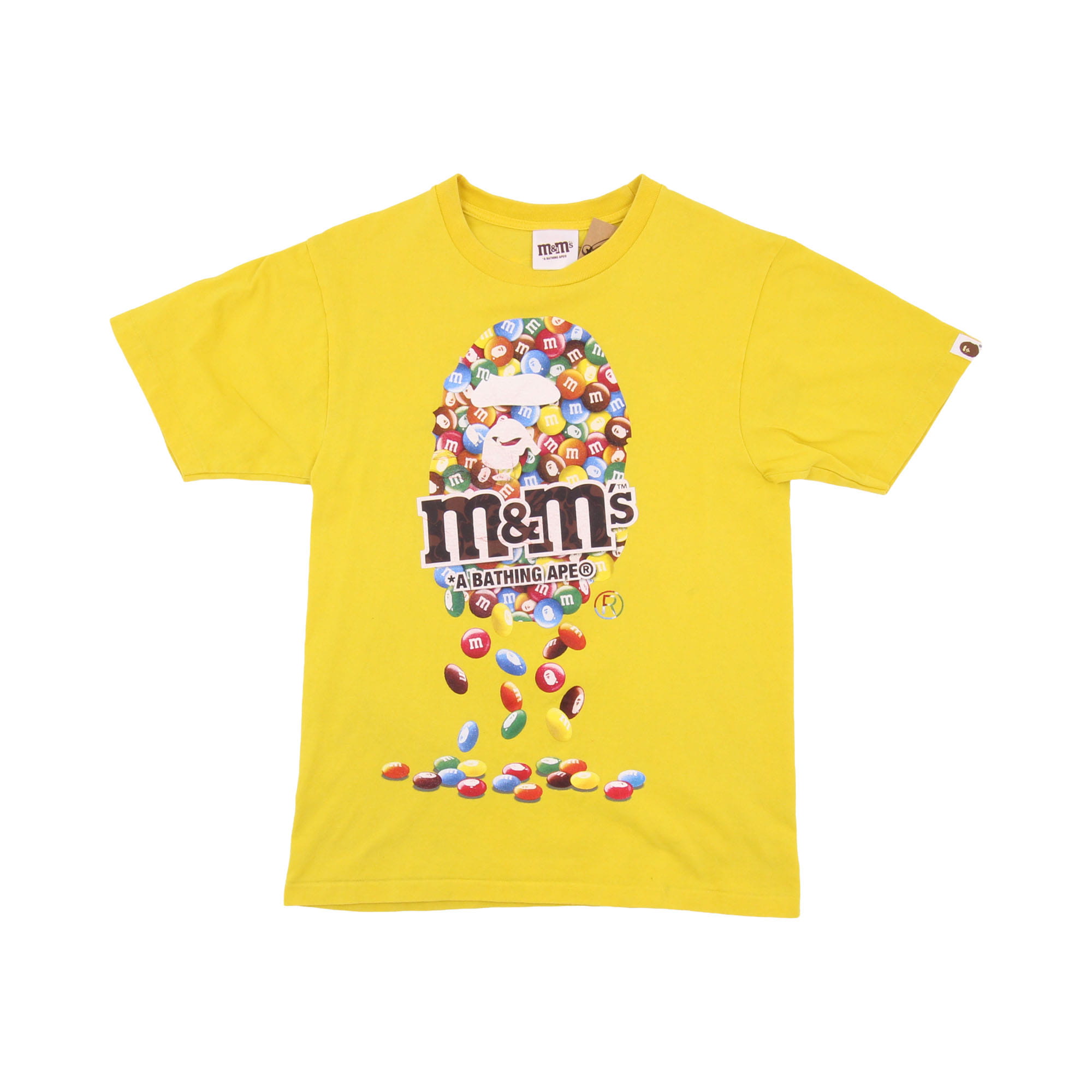 M&M's x A Bathing Ape (BAPE) T-Shirt Yellow - S 