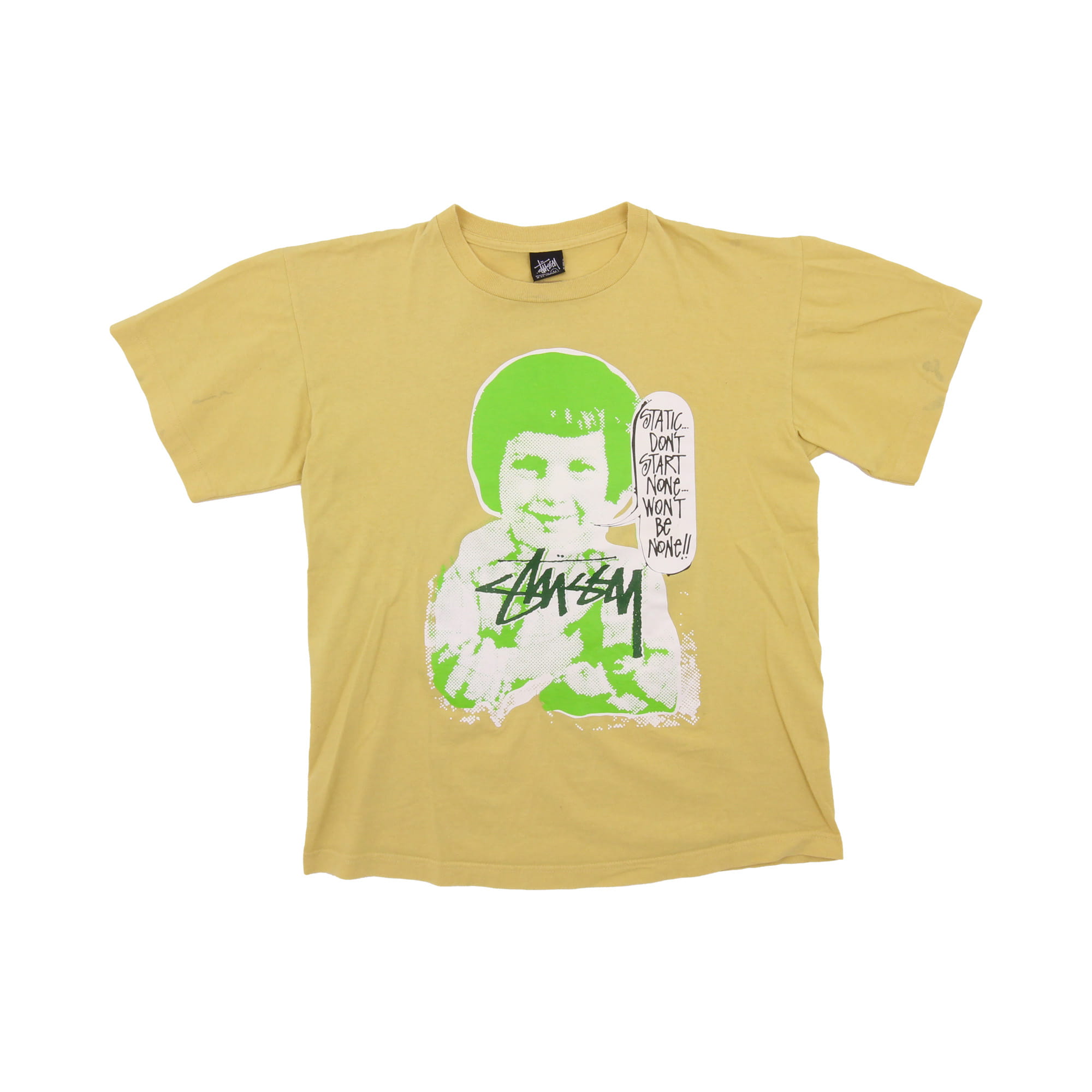 Stussy Printed Logo T-Shirt - M 