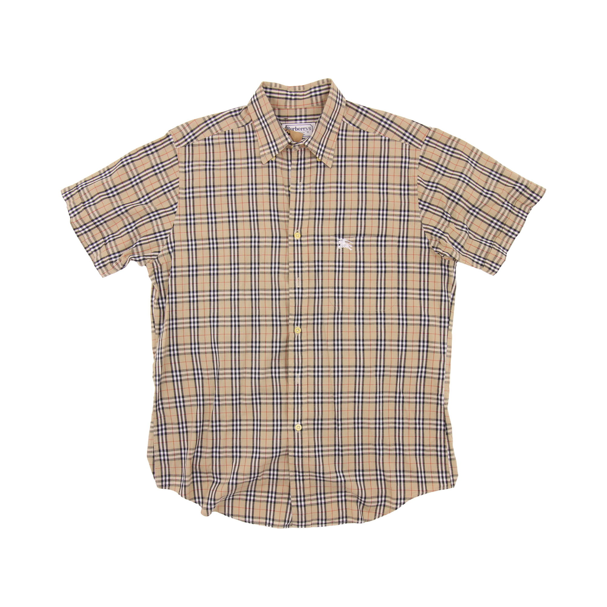 Burberry Short Sleeve Shirt Beige - L 