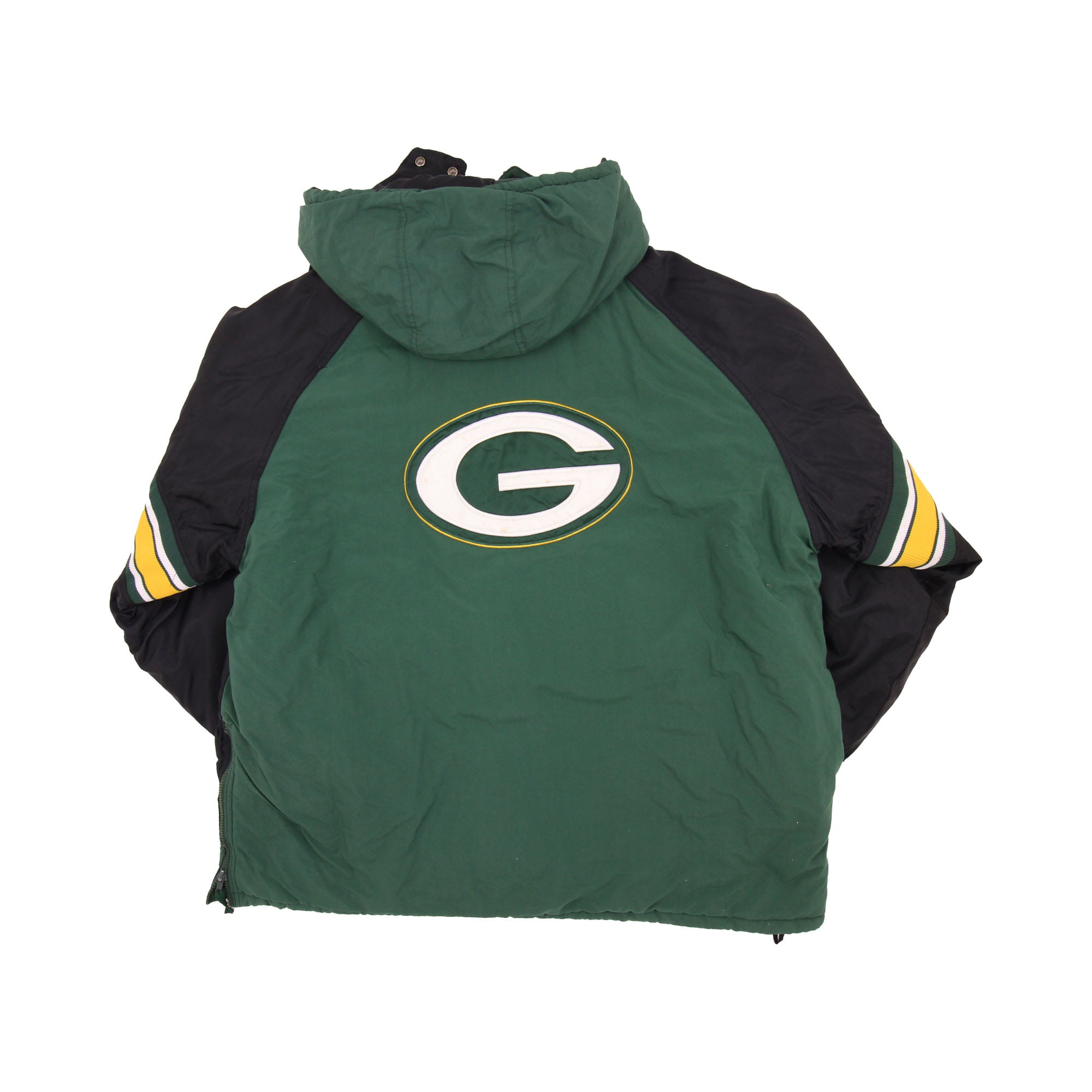 NFL Packers Front and Back Logo Warm Jacket -  M/L